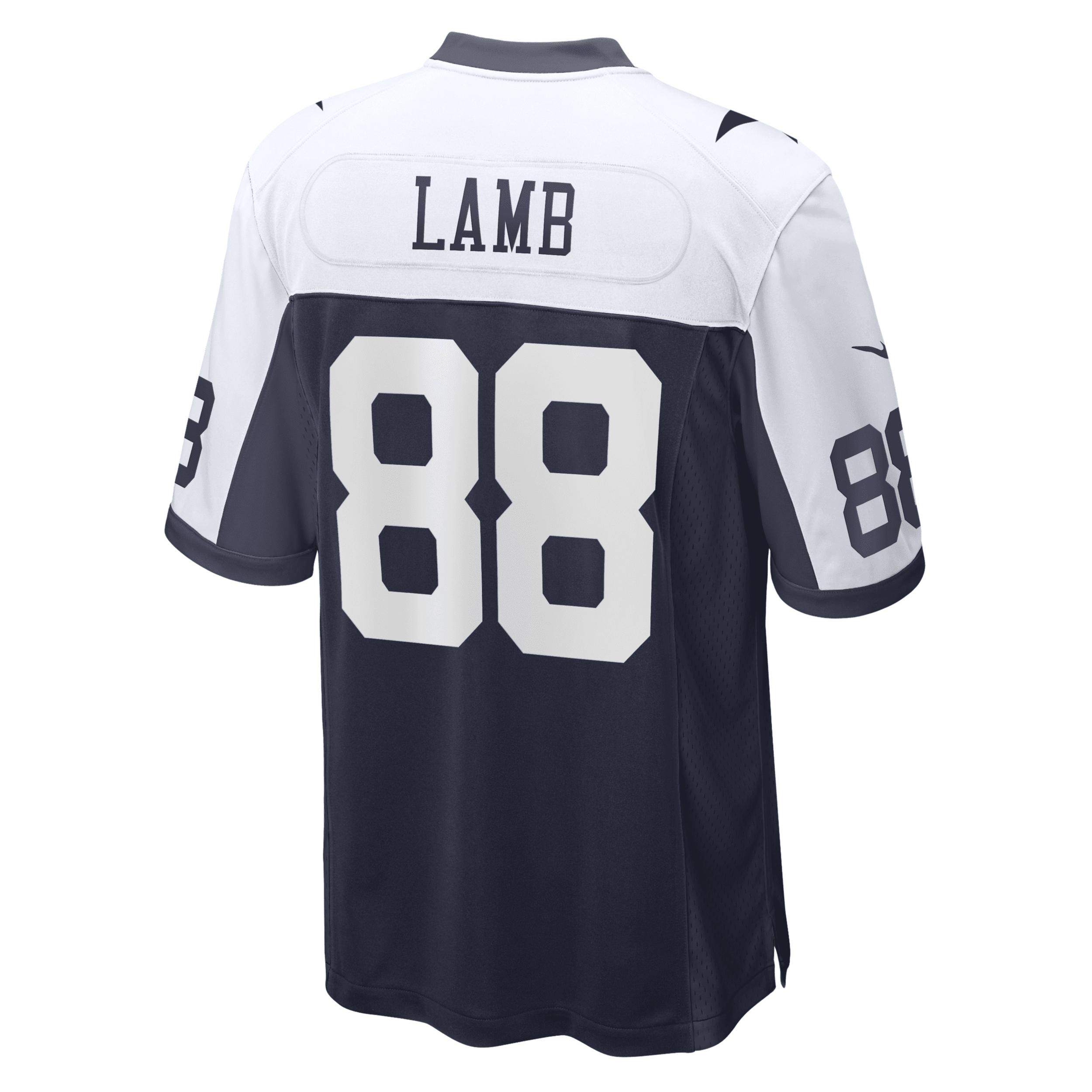 Nike Mens NFL Dallas Cowboys (CeeDee Lamb) Game Football Jersey | 67NMDCGA7RF-2KG Product Image