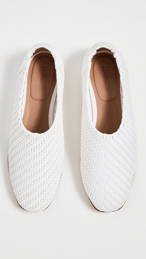 SIMKHAI Eden Woven Ballet Flats | Shopbop Product Image