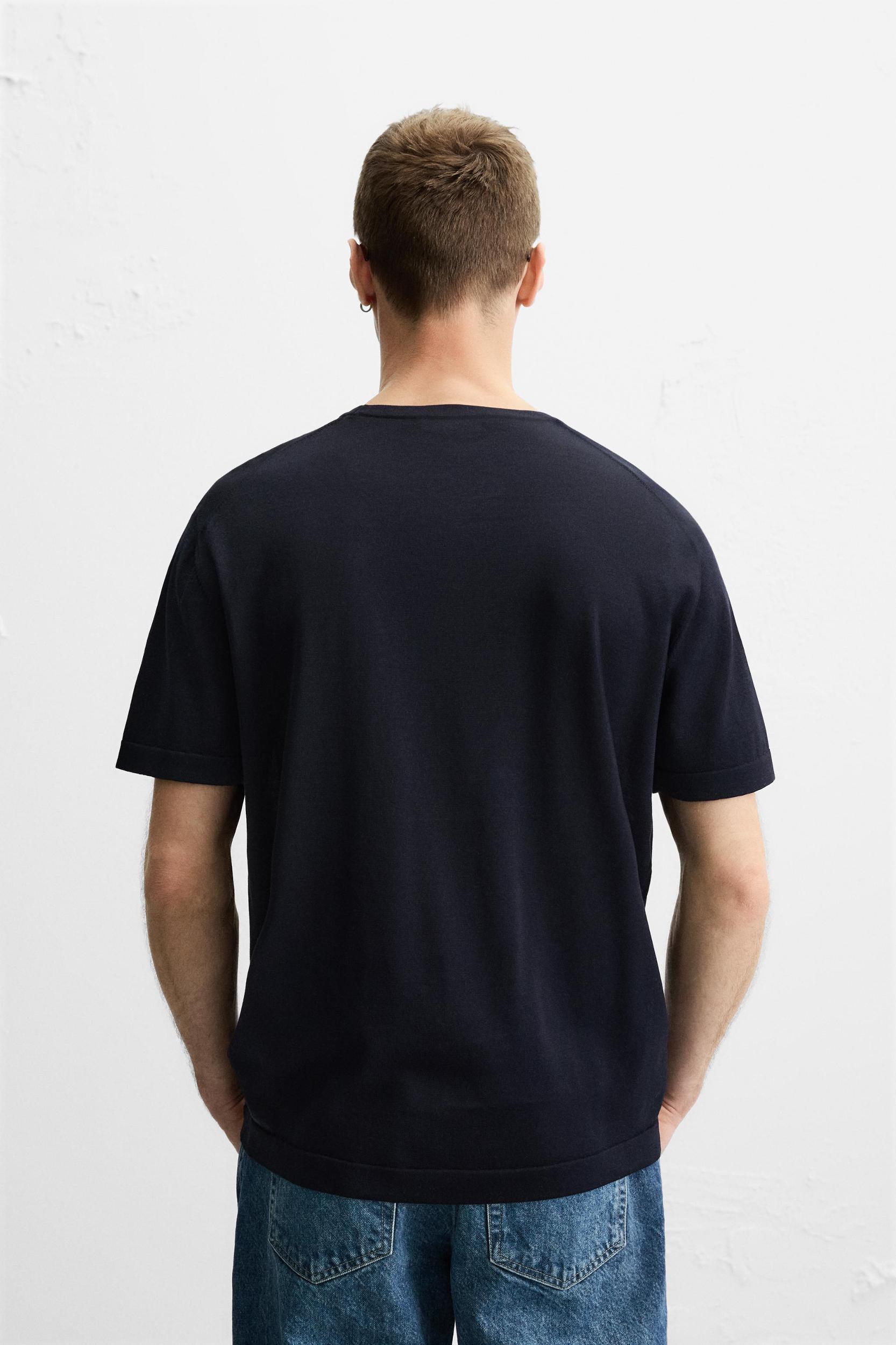 REGULAR FIT KNIT T-SHIRT Product Image