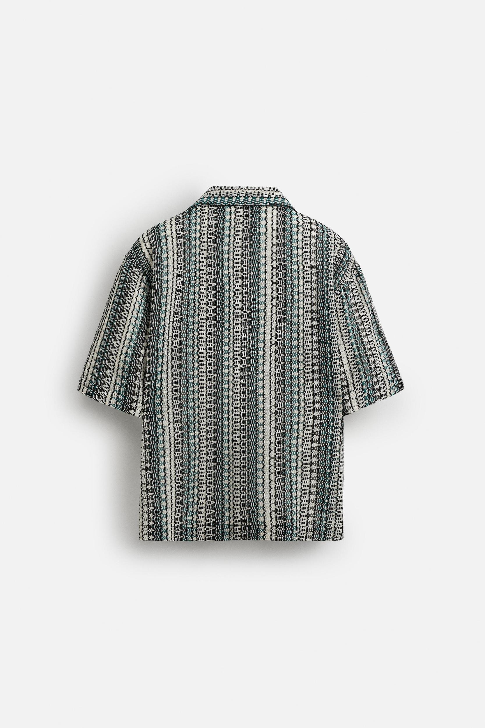 GEOMETRIC JACQUARD SHIRT Product Image