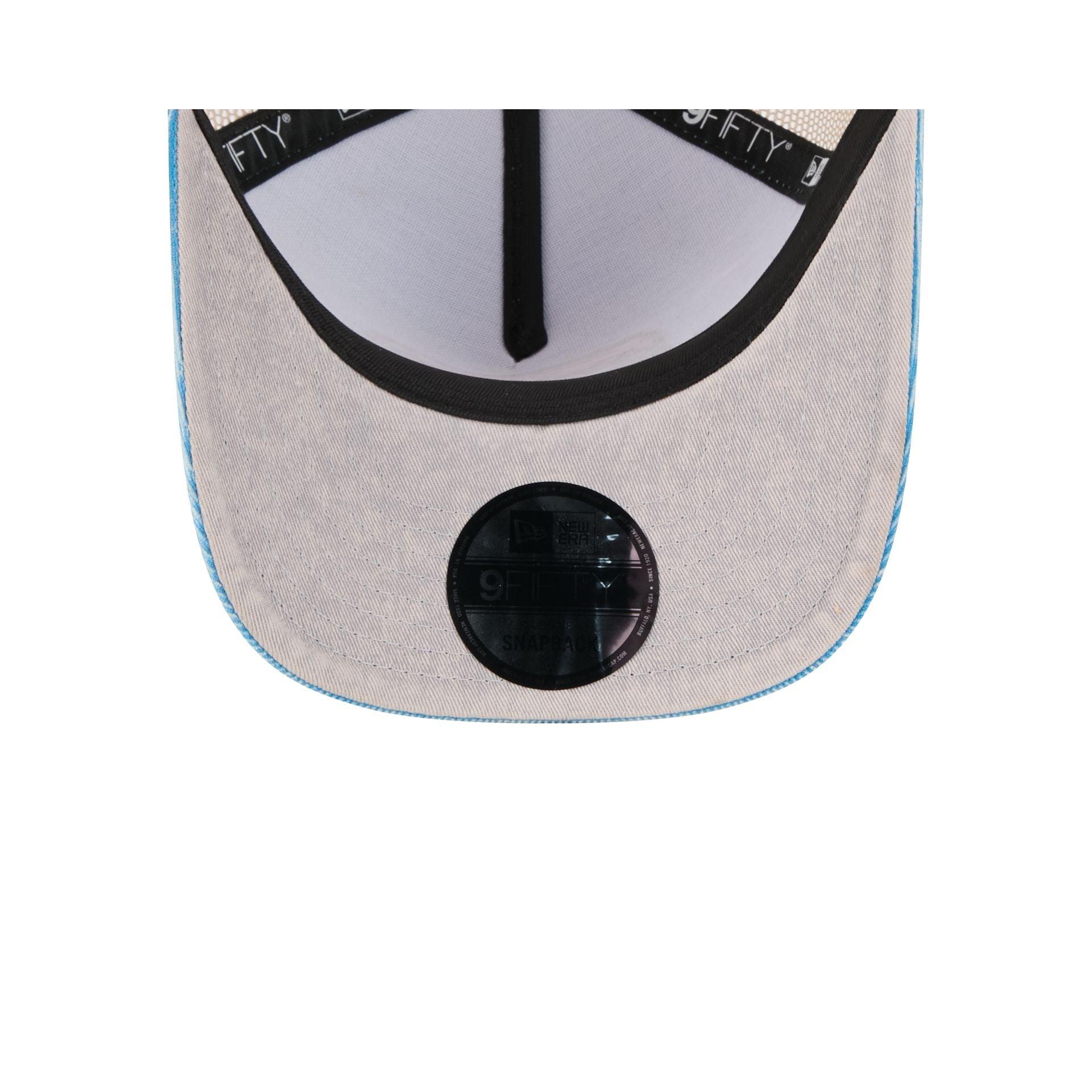 Oilers Vintage Landscape 9FIFTY A-Frame Trucker Hat Male Product Image