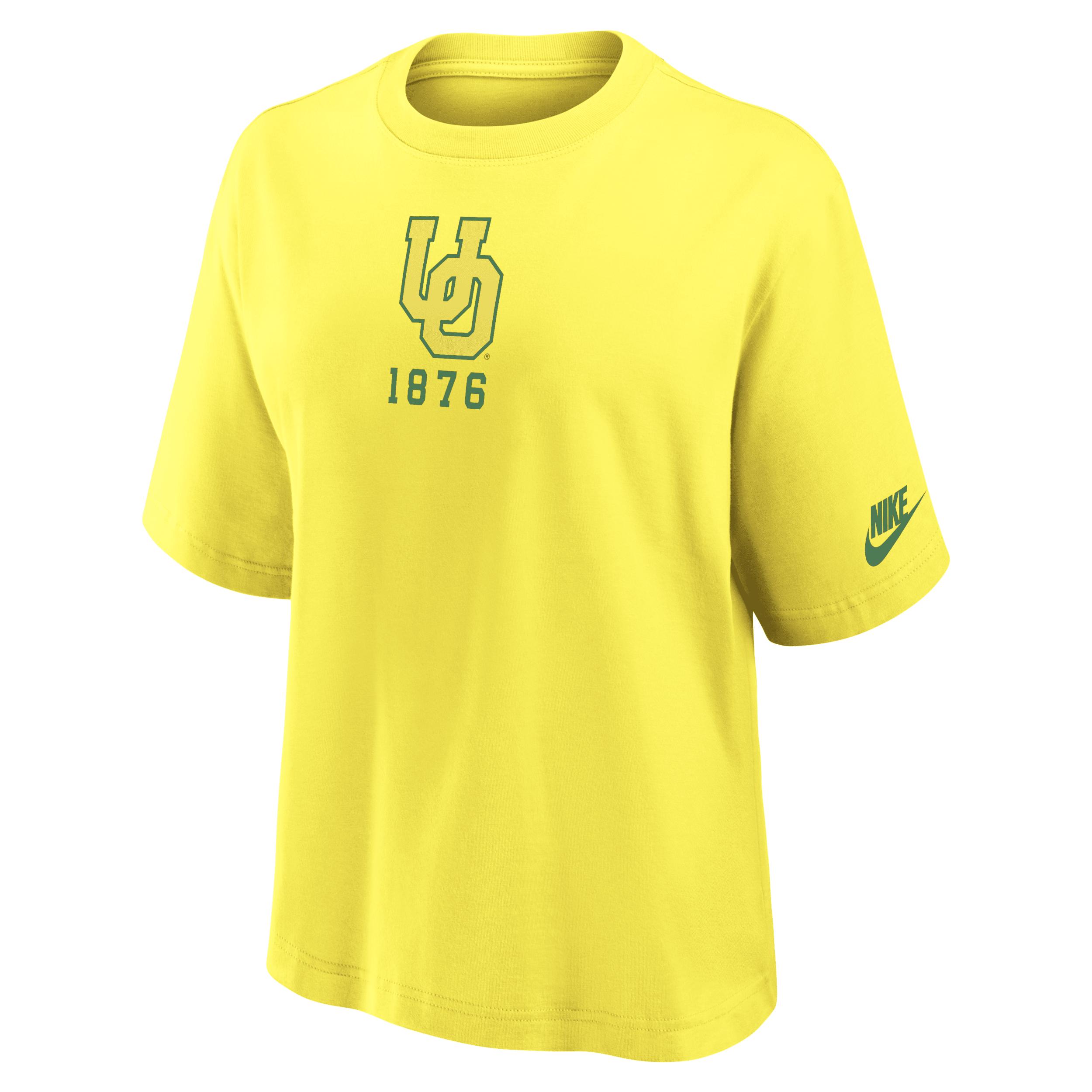 Oregon Ducks Legacy Established Boxy Nike Women's College T-Shirt Product Image