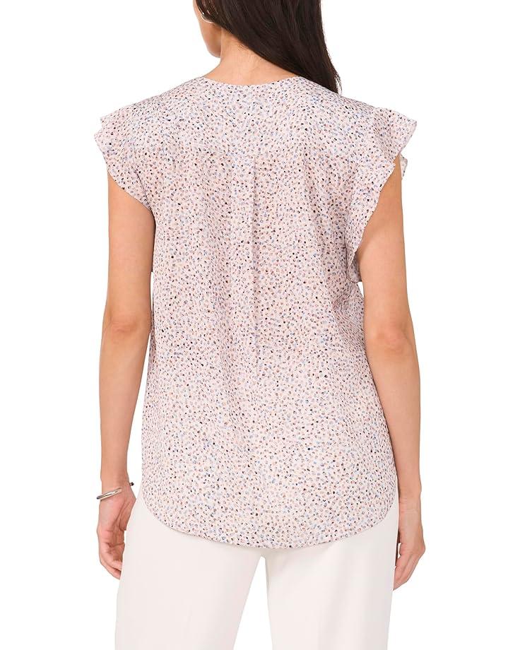 Women's Vince Camuto V-Neck Ruffle Sleeve Blouse Product Image
