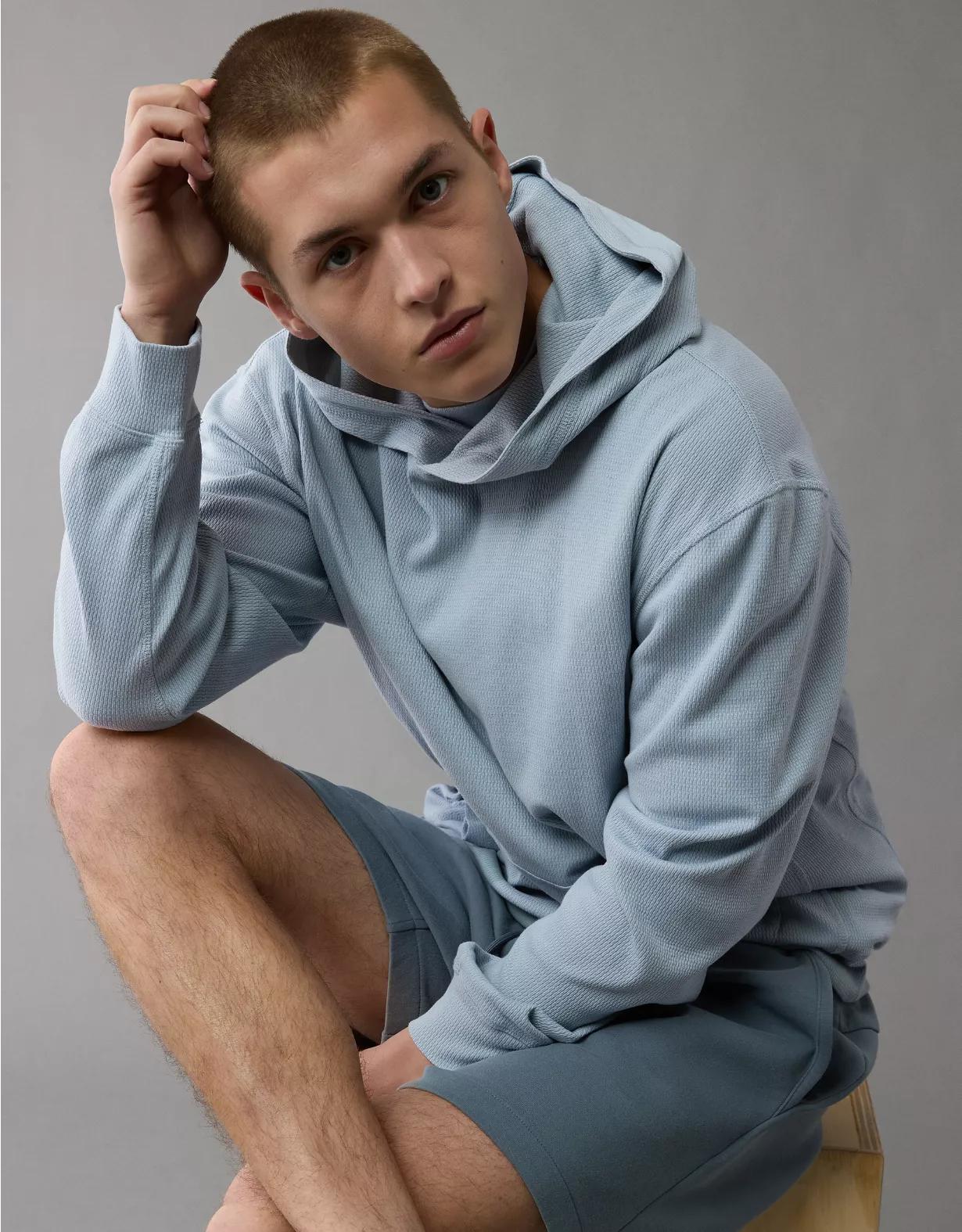 AE 24/7 Long-Sleeve Hoodie T-Shirt Product Image