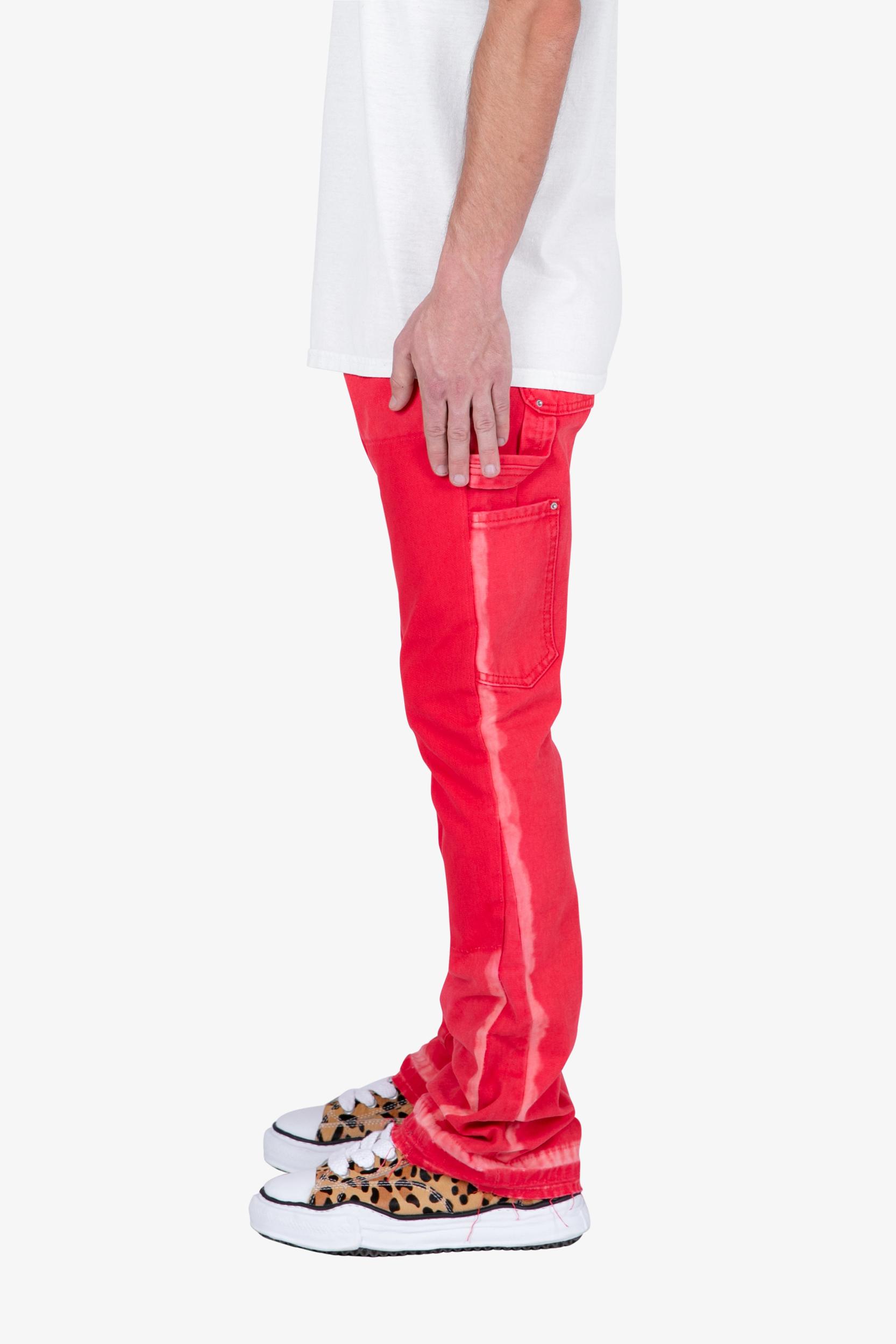 B404 Flare Denim - Red Male Product Image