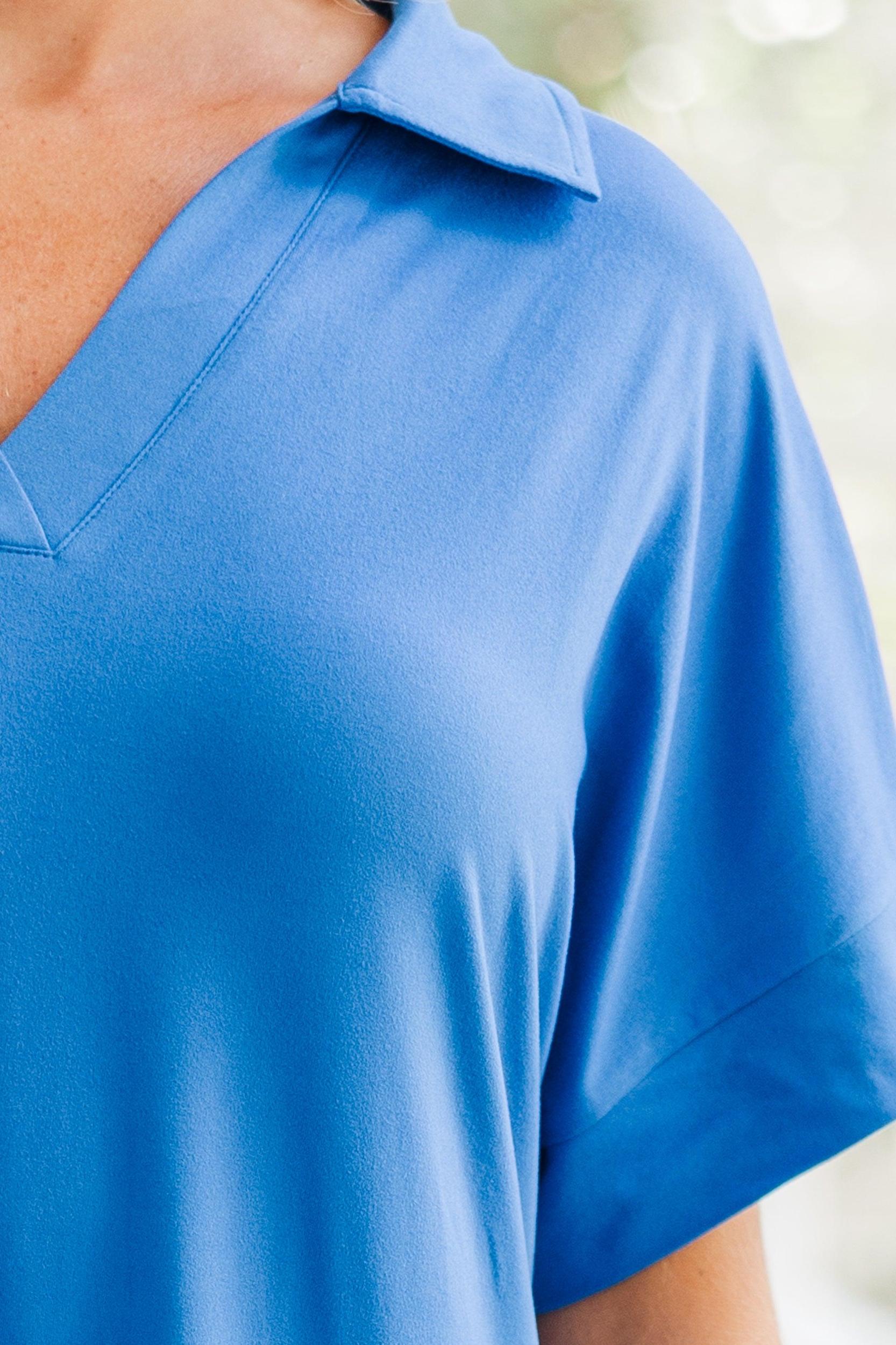 Just The Beginning Royal Blue Midi Dress Female Product Image