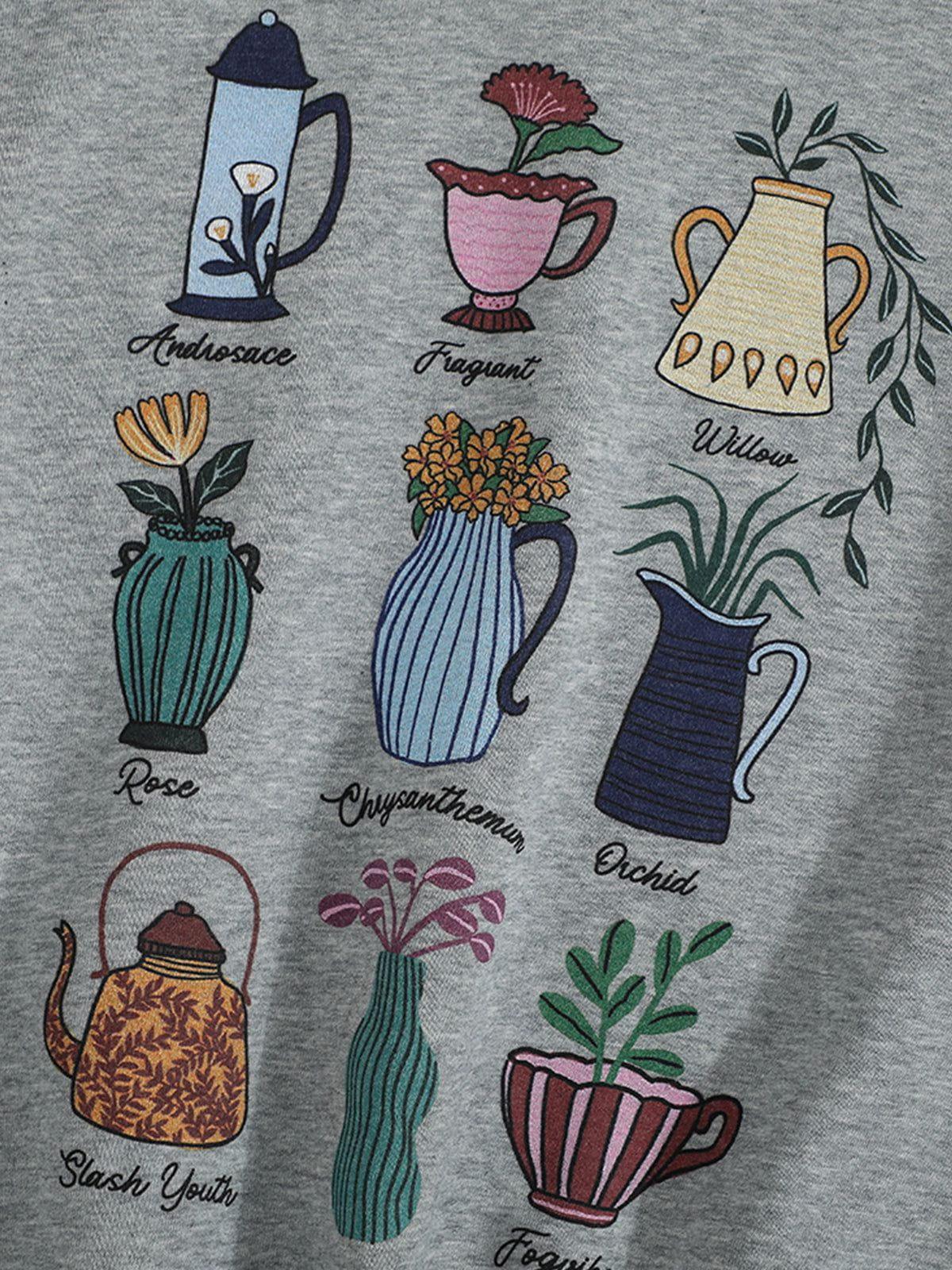 Aelfric Eden Floral Boxy Pullover Hoodie Product Image