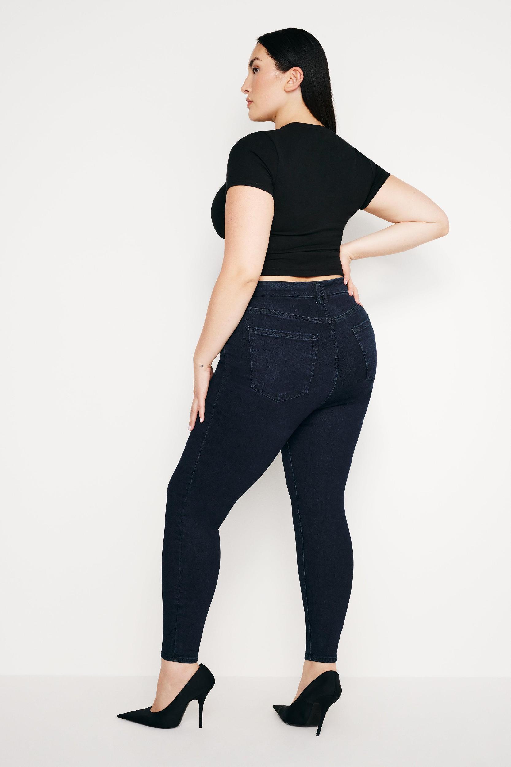 ALWAYS FITS GOOD LEGS SKINNY JEANS | DEEP BLUE002 Product Image