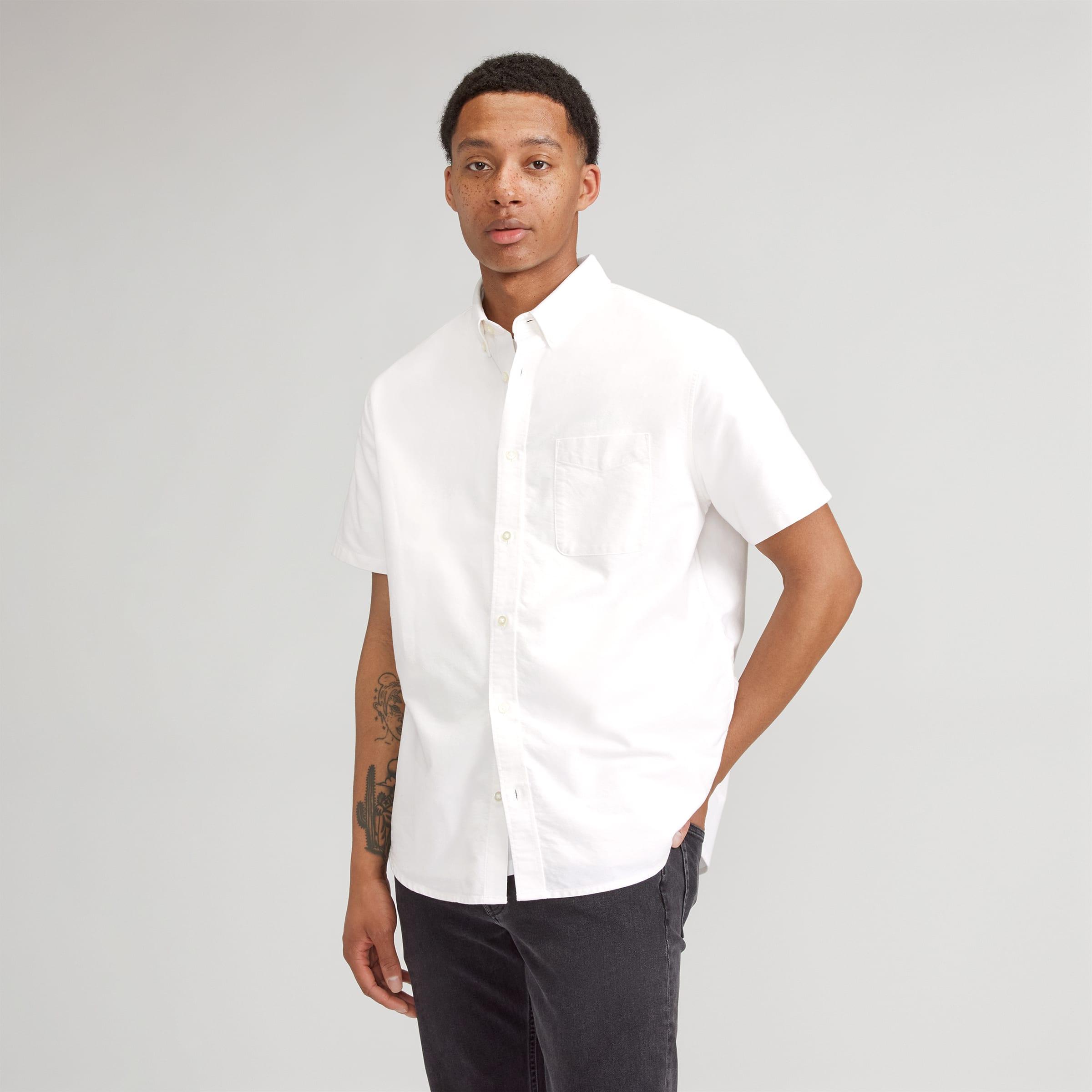 Mens Organic Short Sleeve Oxford Shirt by Everlane Product Image
