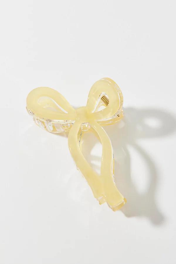 Resin Draped Bow Claw Clip Womens at Urban Outfitters Product Image