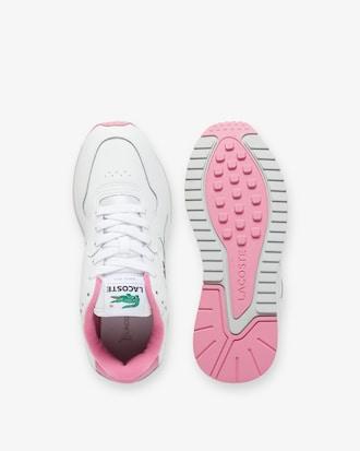 Women's Linetrack Leather Sneakers Product Image