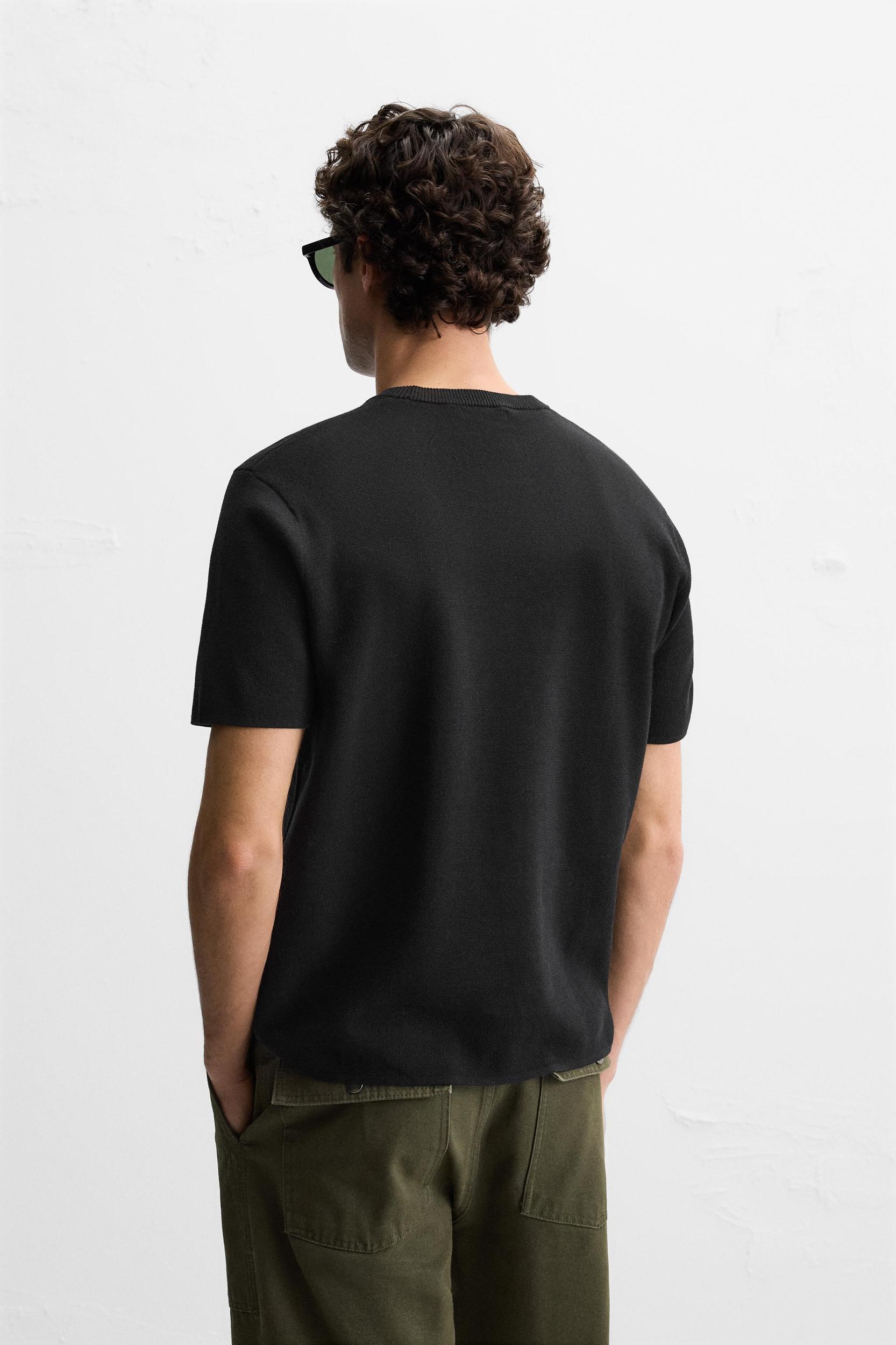 RELAXED FIT KNIT T-SHIRT Product Image