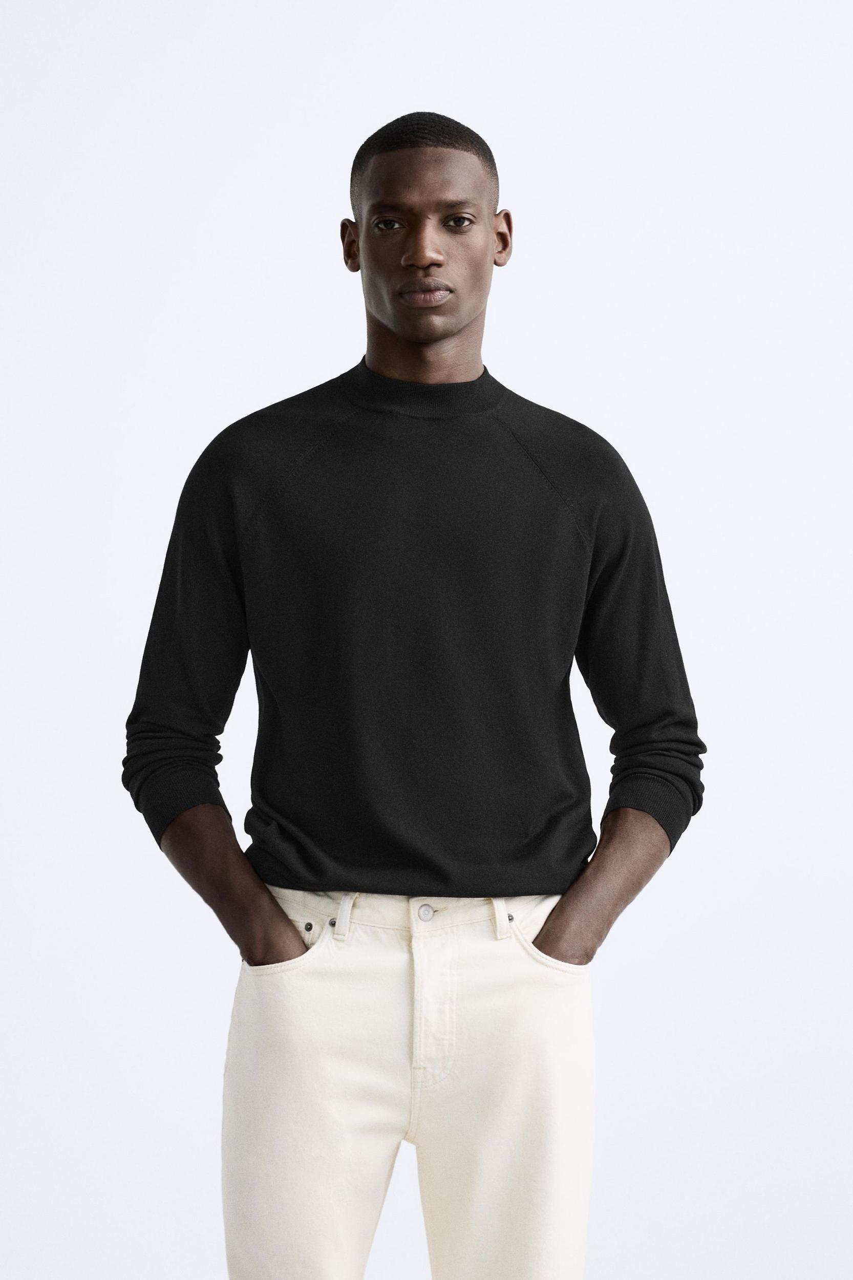 BASIC MOCK NECK SWEATER Product Image