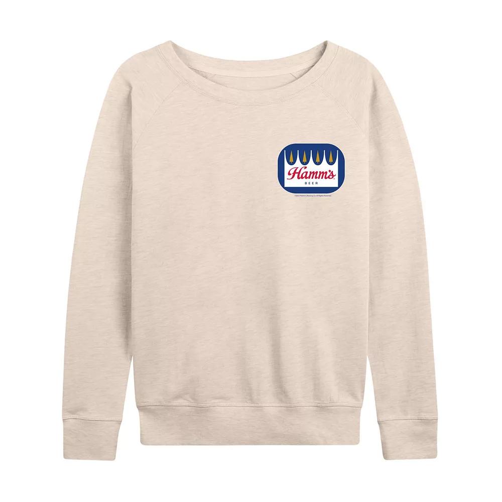 Women's Hamm's Rounded Logo Hit French Terry Long Sleeve Tee,  Product Image