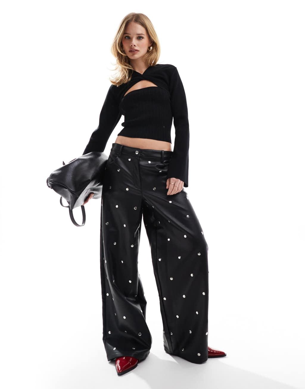 Scalpers Night Sweater In Black   Product Image