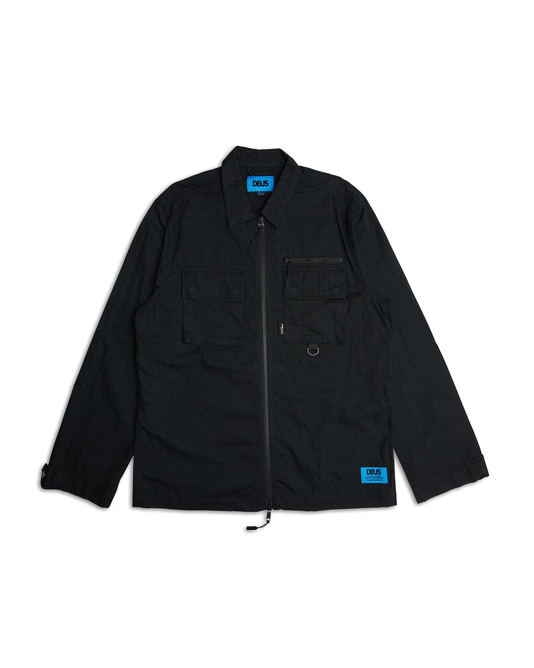 Onshore Zip Shirt - Black Product Image
