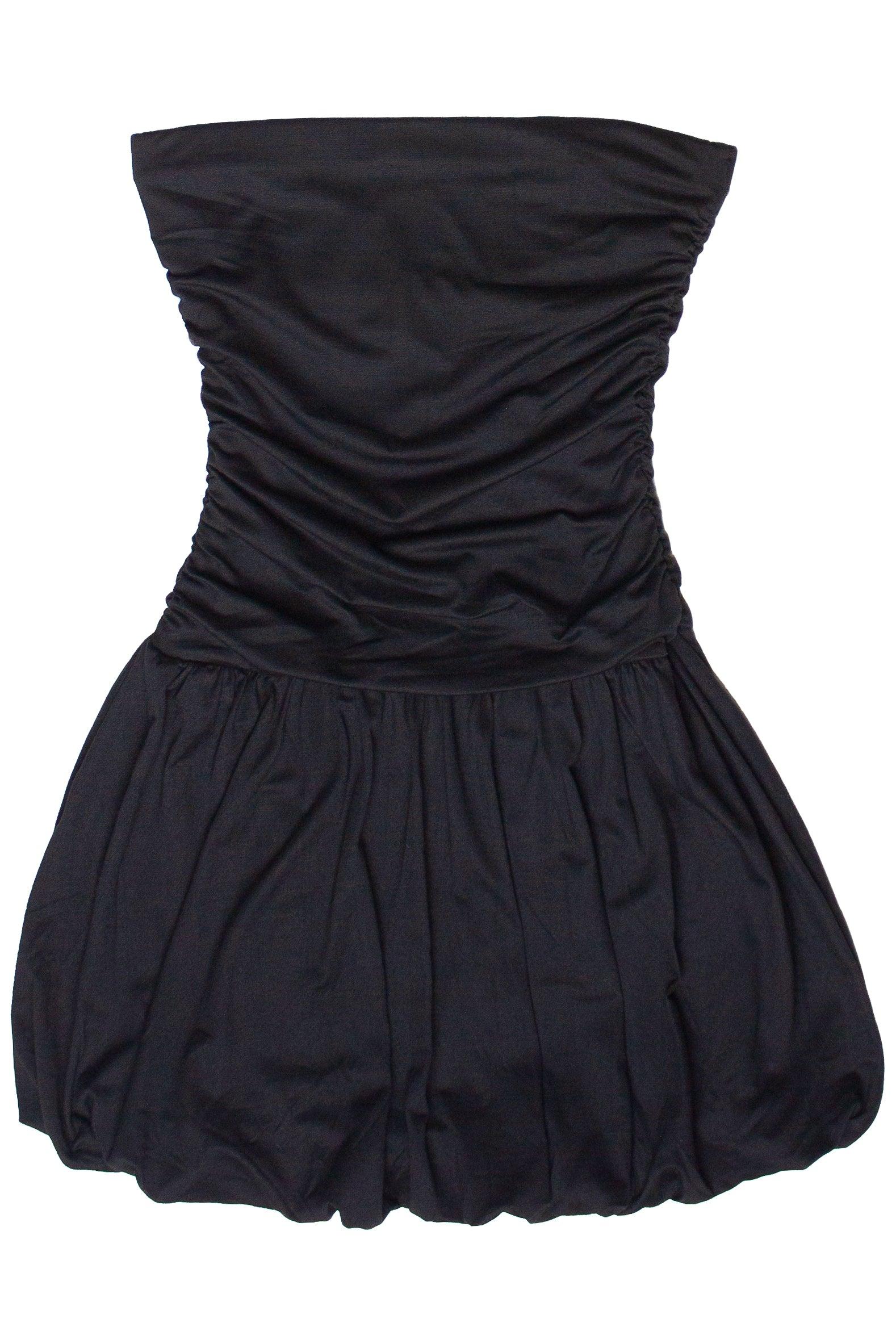Strapless Bubble Hem Mini Dress Product Image