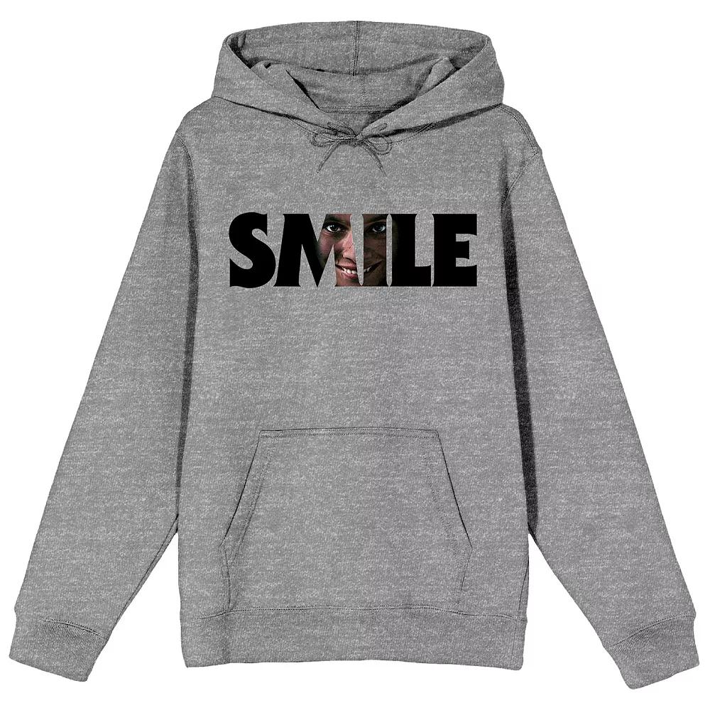 Men's Hidden Face Smile Graphic Drawstring Hoodie,  Product Image