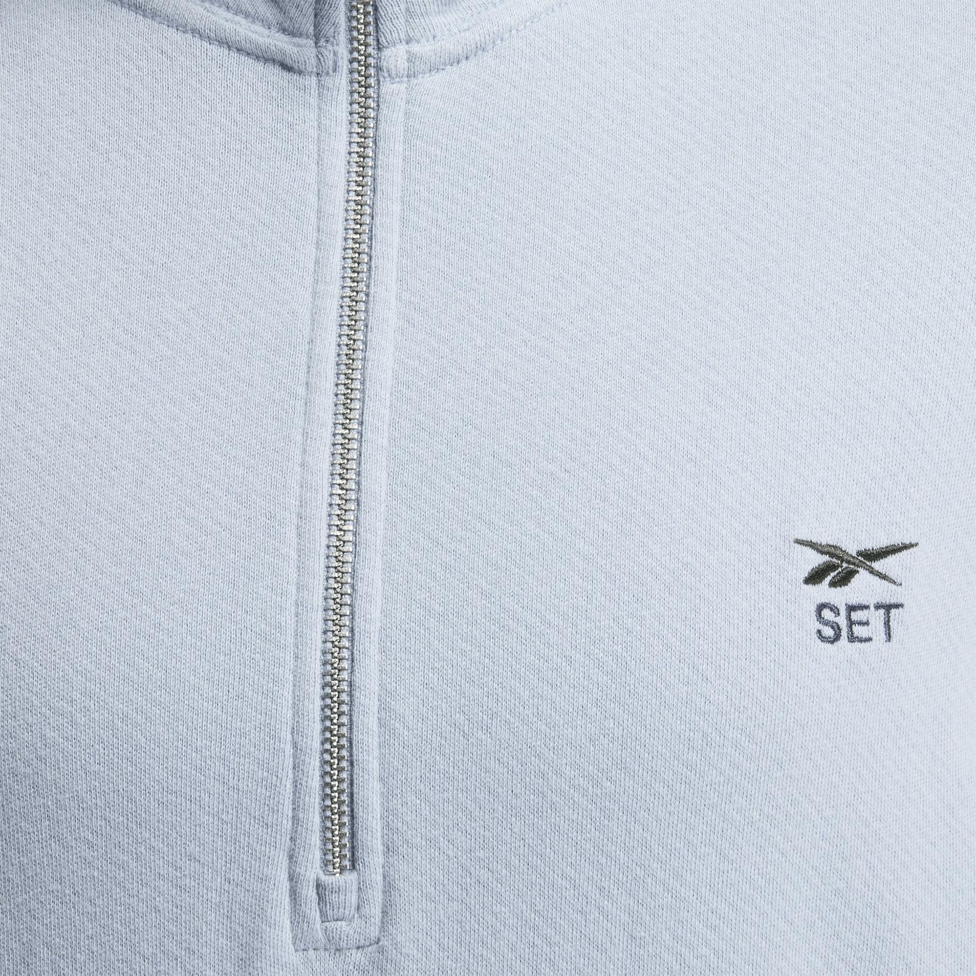 Women's Reebok x SET Classic Lightweight Quarter-Zip Sweatshirt Female Product Image