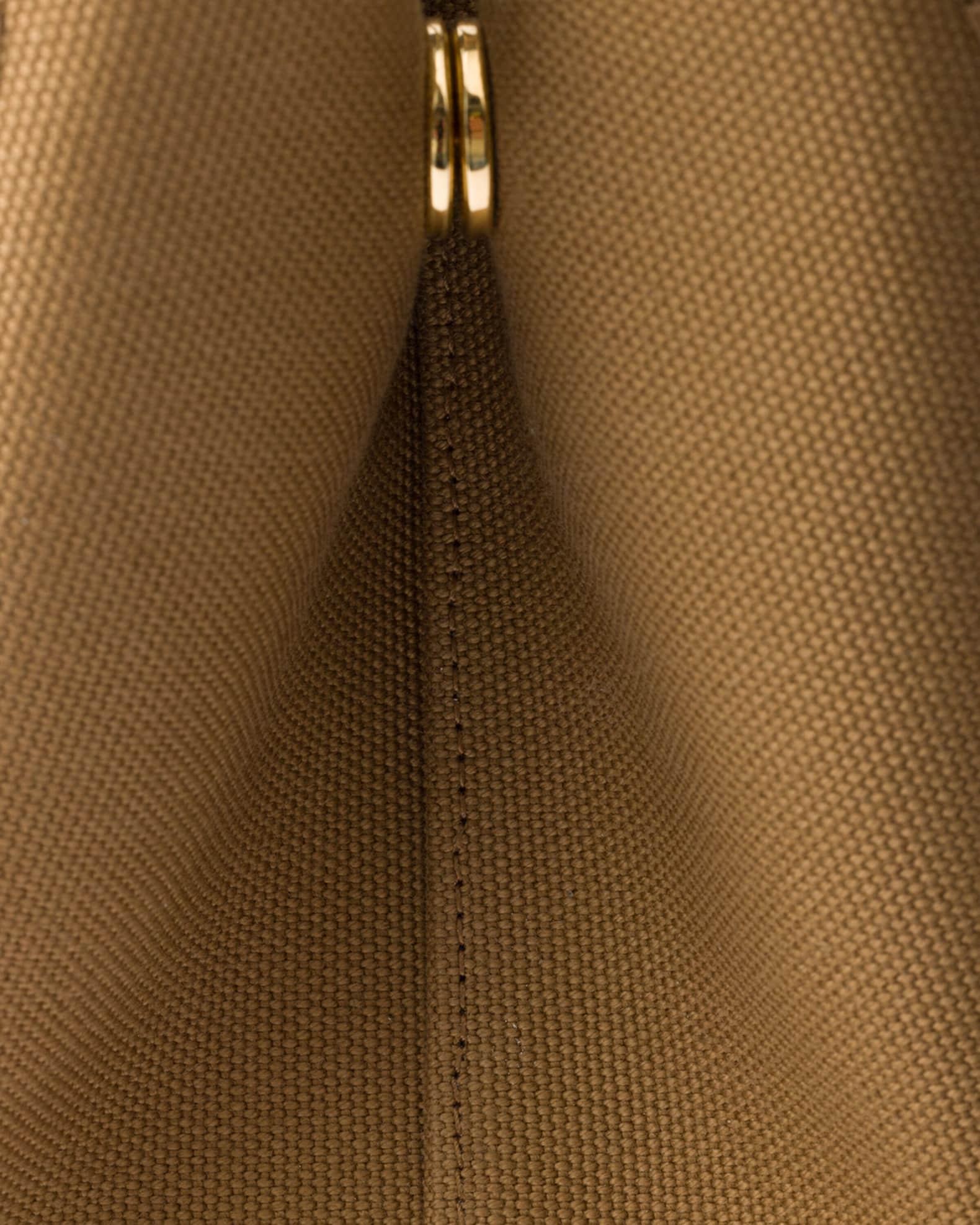 Small Cotton Canvas Top-Handle Bag Product Image