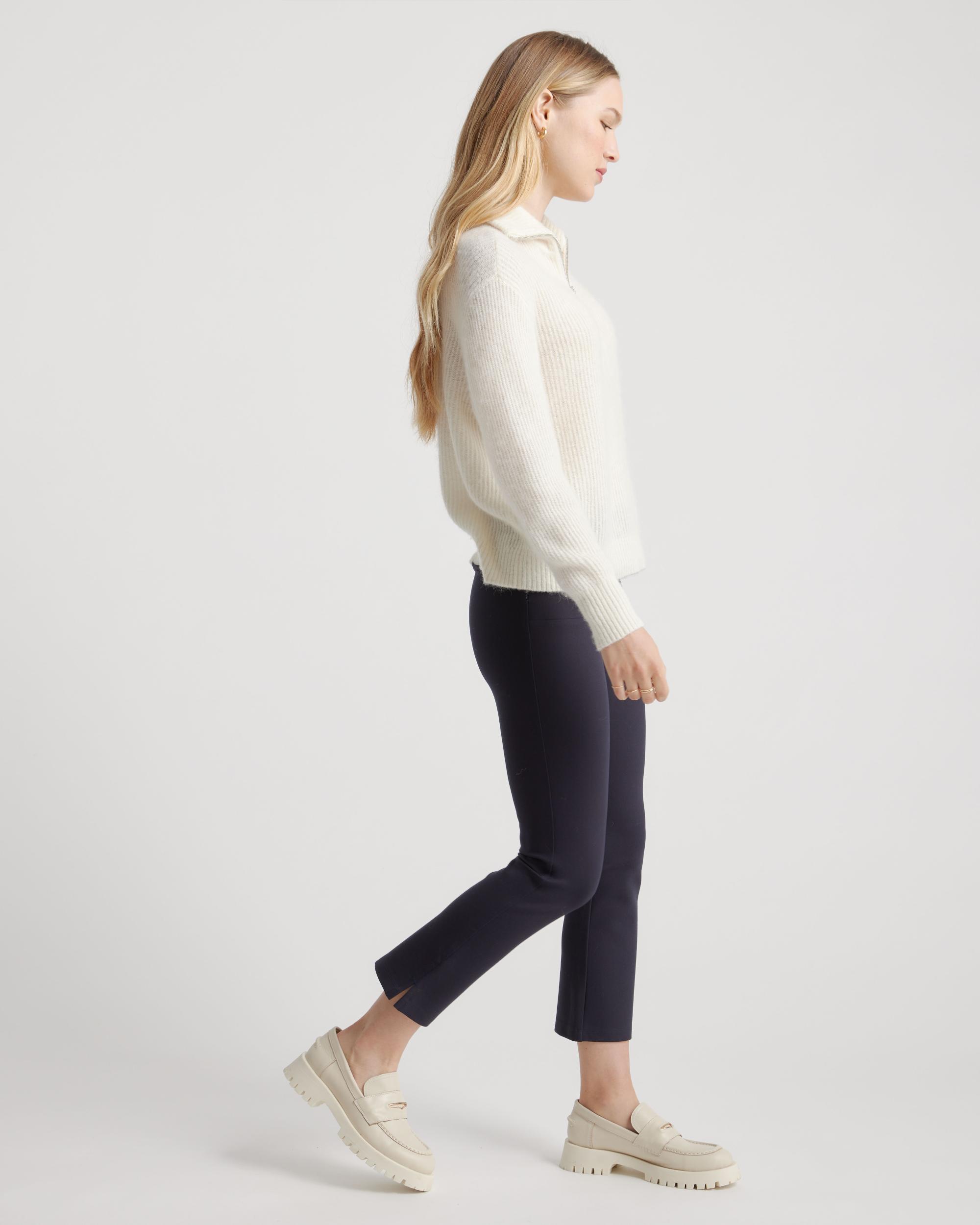 Quince | Women's Ultra-Stretch Ponte Kick Flare Pants Size XS, Rayon Product Image