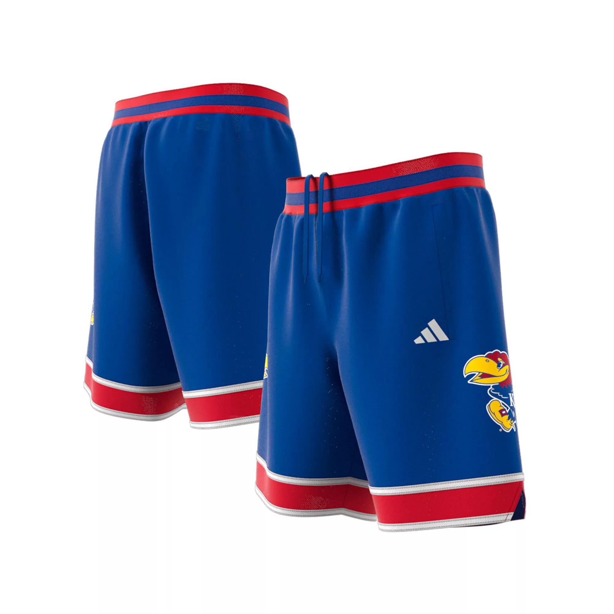 Men's adidas Royal Kansas Jayhawks Swingman Replica Basketball Shorts,  Product Image