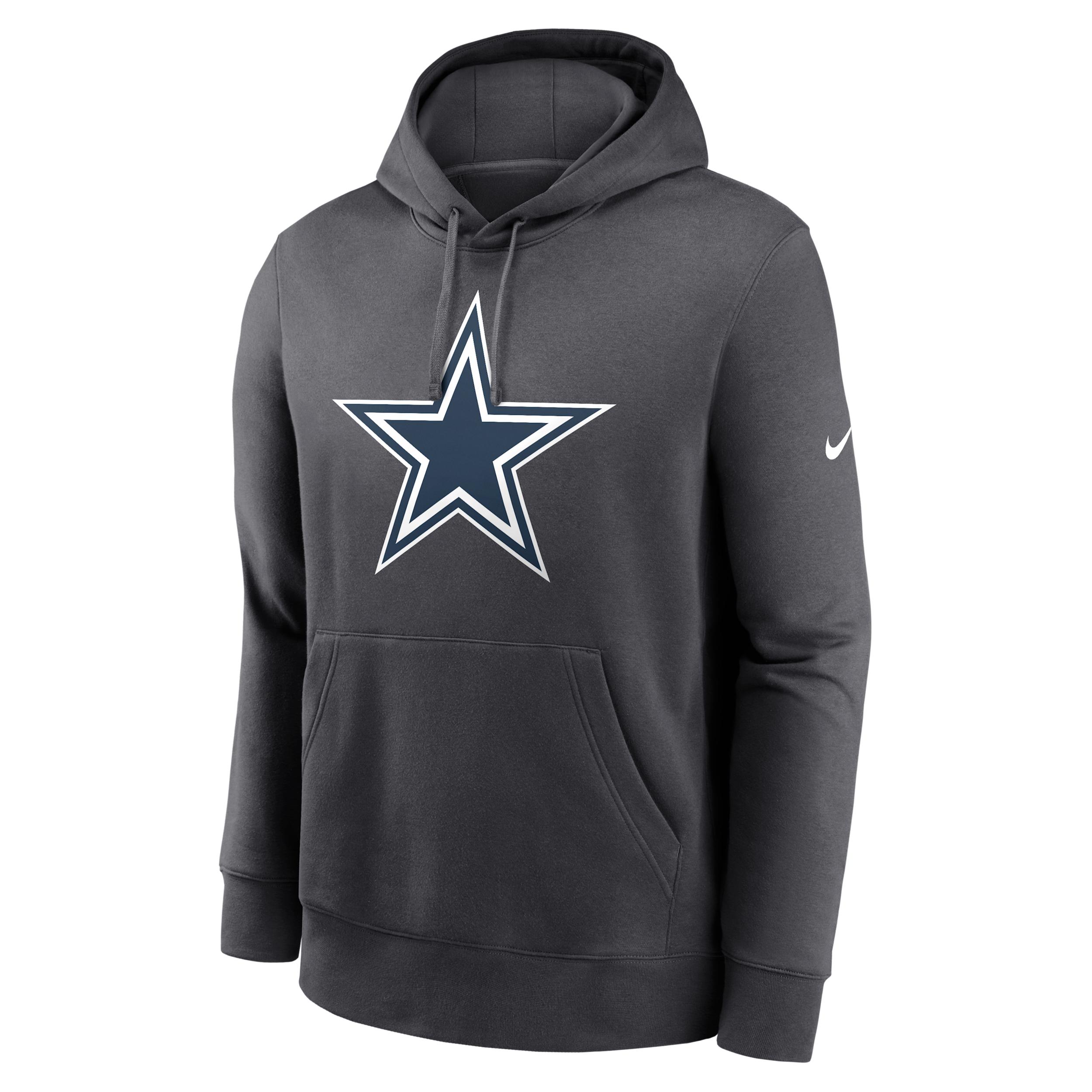Dallas Cowboys Logo Club Menâs Nike Men's NFL Pullover Hoodie Product Image