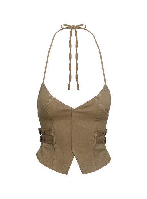 Westie Top Taupe Product Image