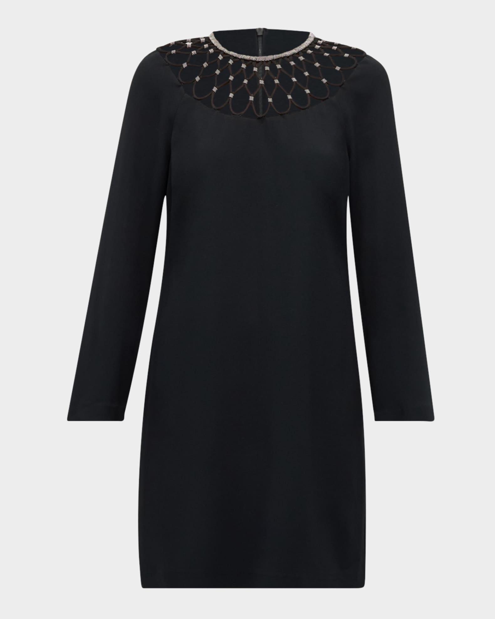 Alby Chain-Embellished Shift Dress Product Image