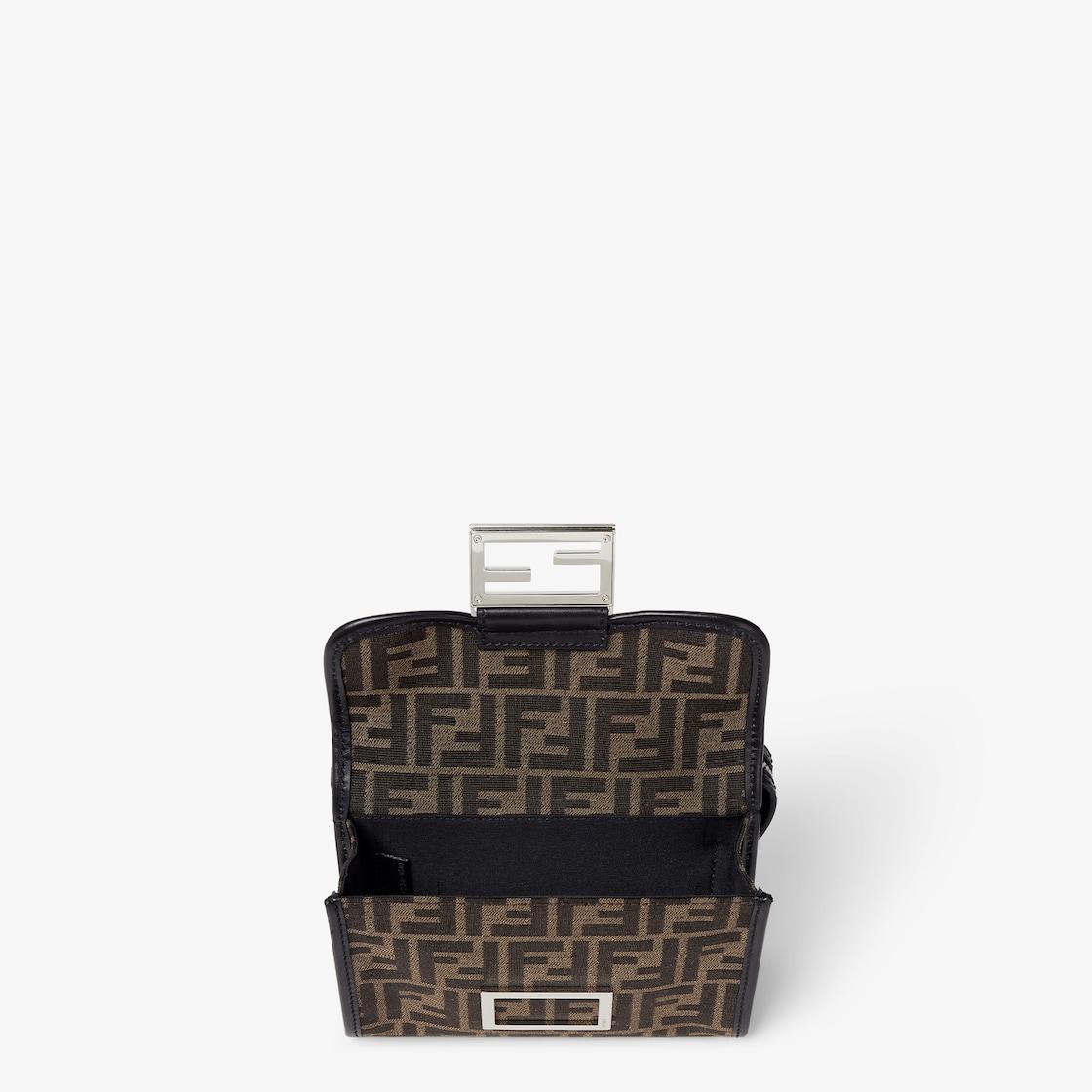 Double BaguetteBrown FF jacquard bag Product Image