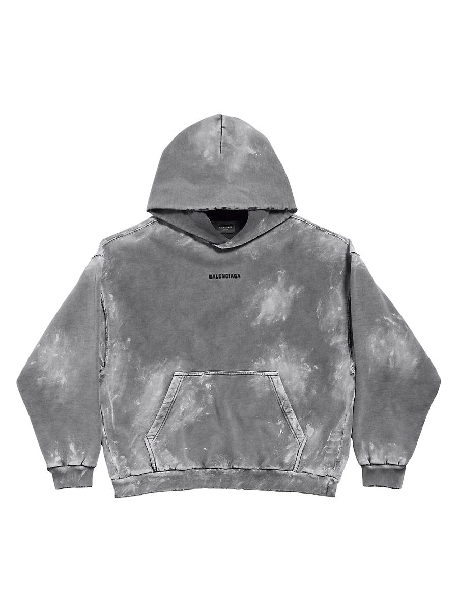 Mens Balenciaga Back Hoodie Medium Fit Product Image