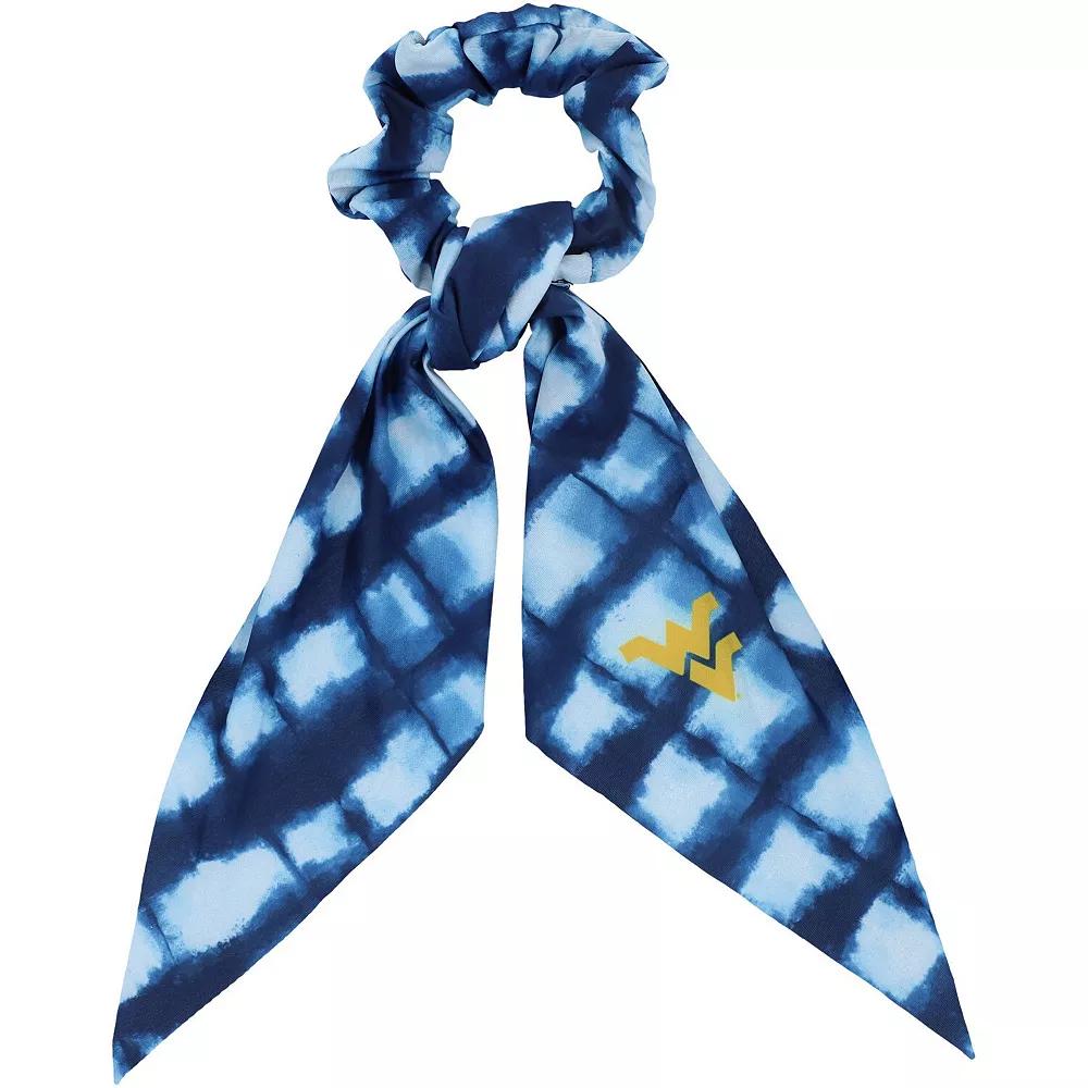Womens ZooZatz West Virginia Mountaineers Tie-Dye Scrunchie Scarf Product Image