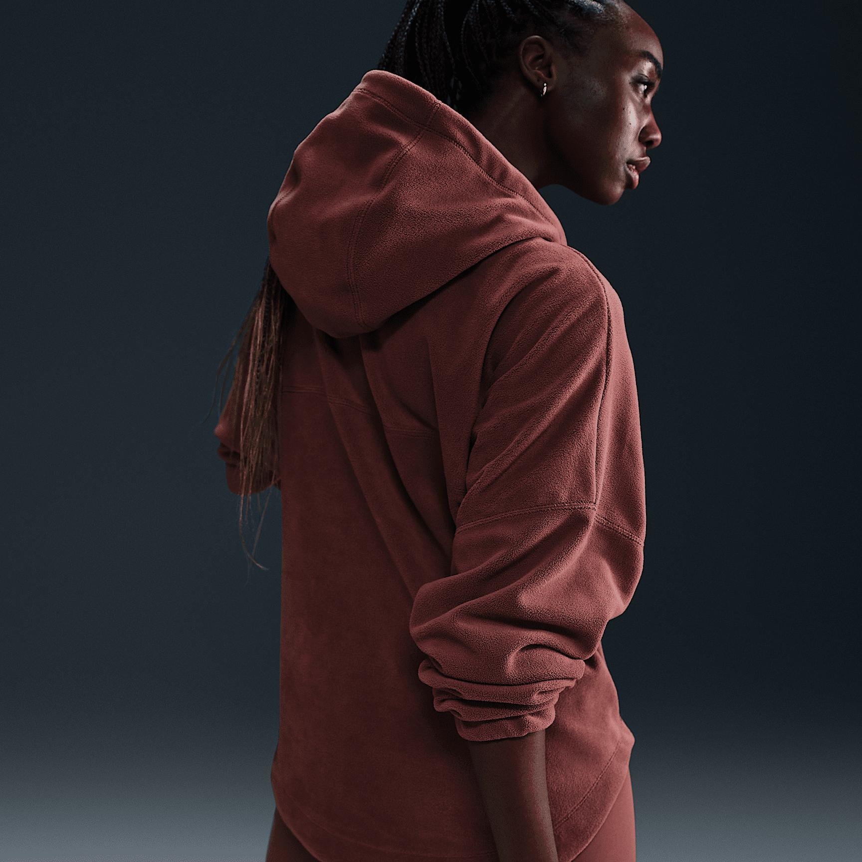 Nike One Women's Oversized Therma-FIT Pullover Fleece Hoodie Product Image