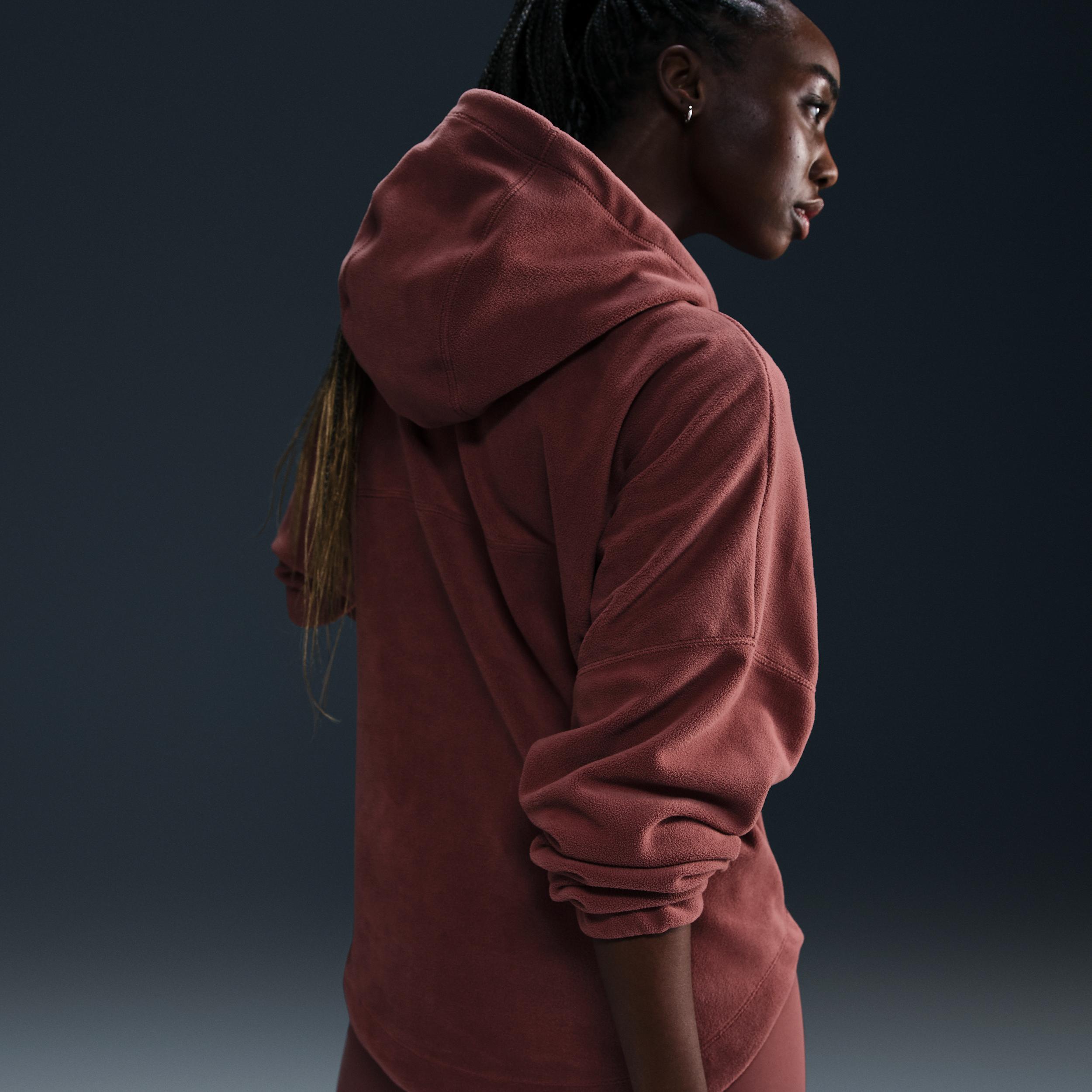 Nike Women's One Oversized Therma-FIT Pullover Fleece Hoodie Product Image