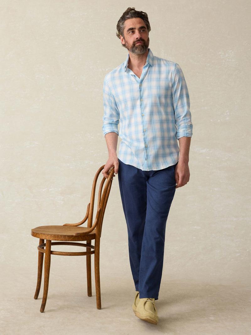 Movement™ Linen 5-Pocket Pant - Deep Sea Navy Product Image