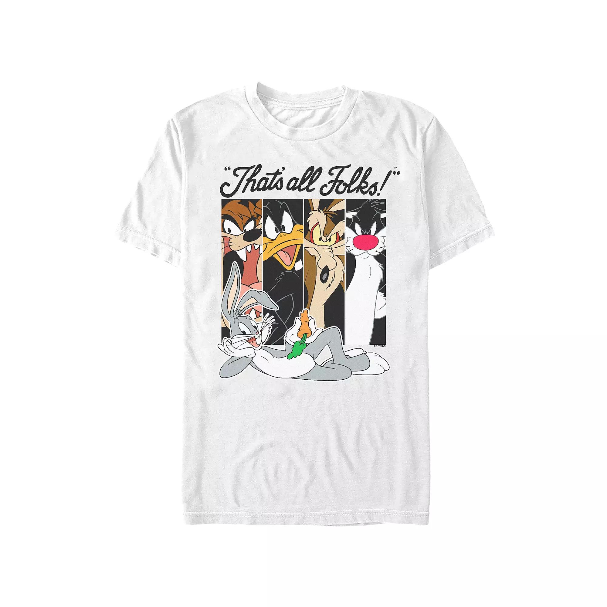 Men's Looney Tunes Bugs Bunny And Friends Graphic Tee,  Product Image