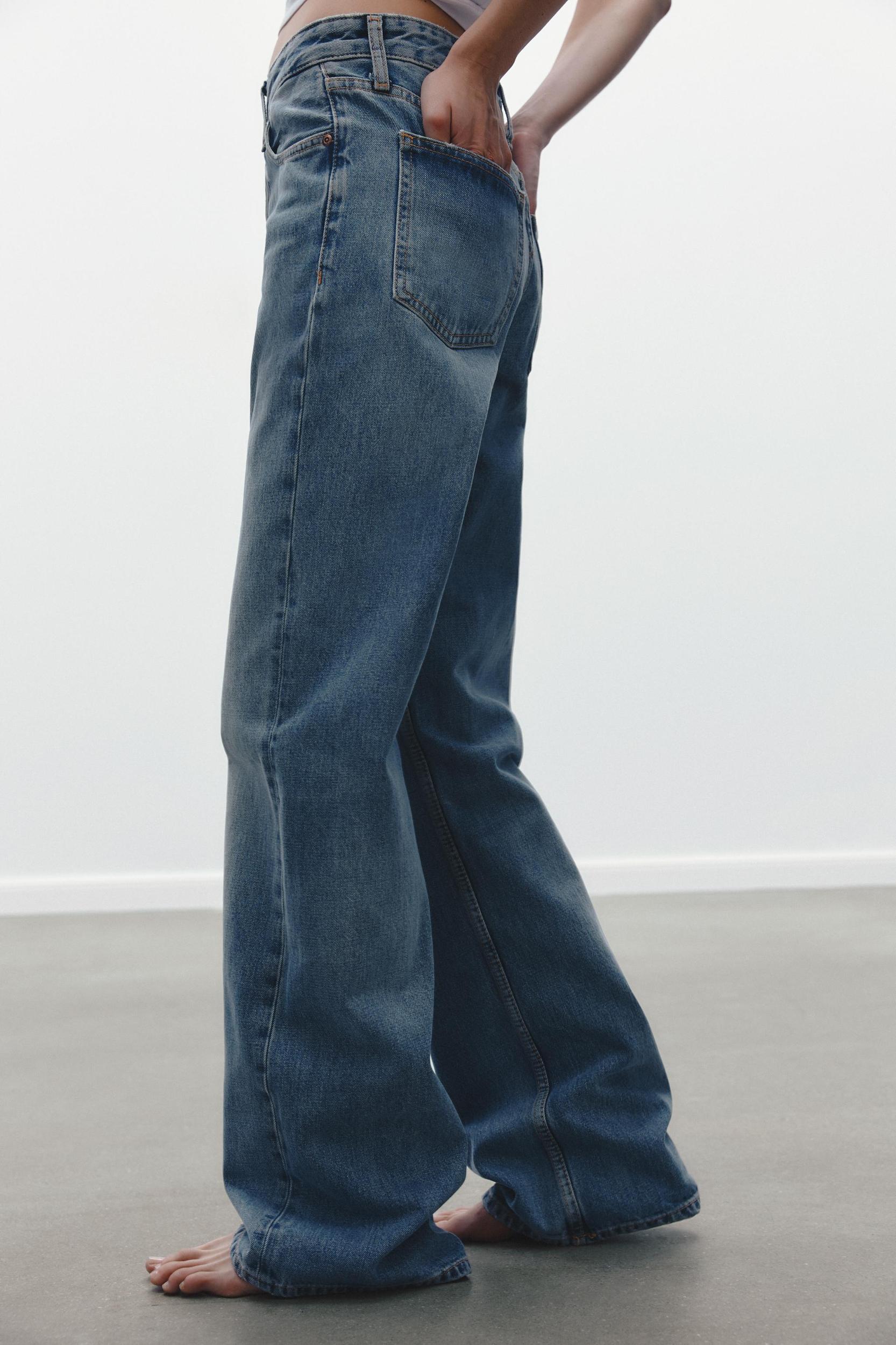 TRF MID-RISE WIDE LEG JEANS Product Image