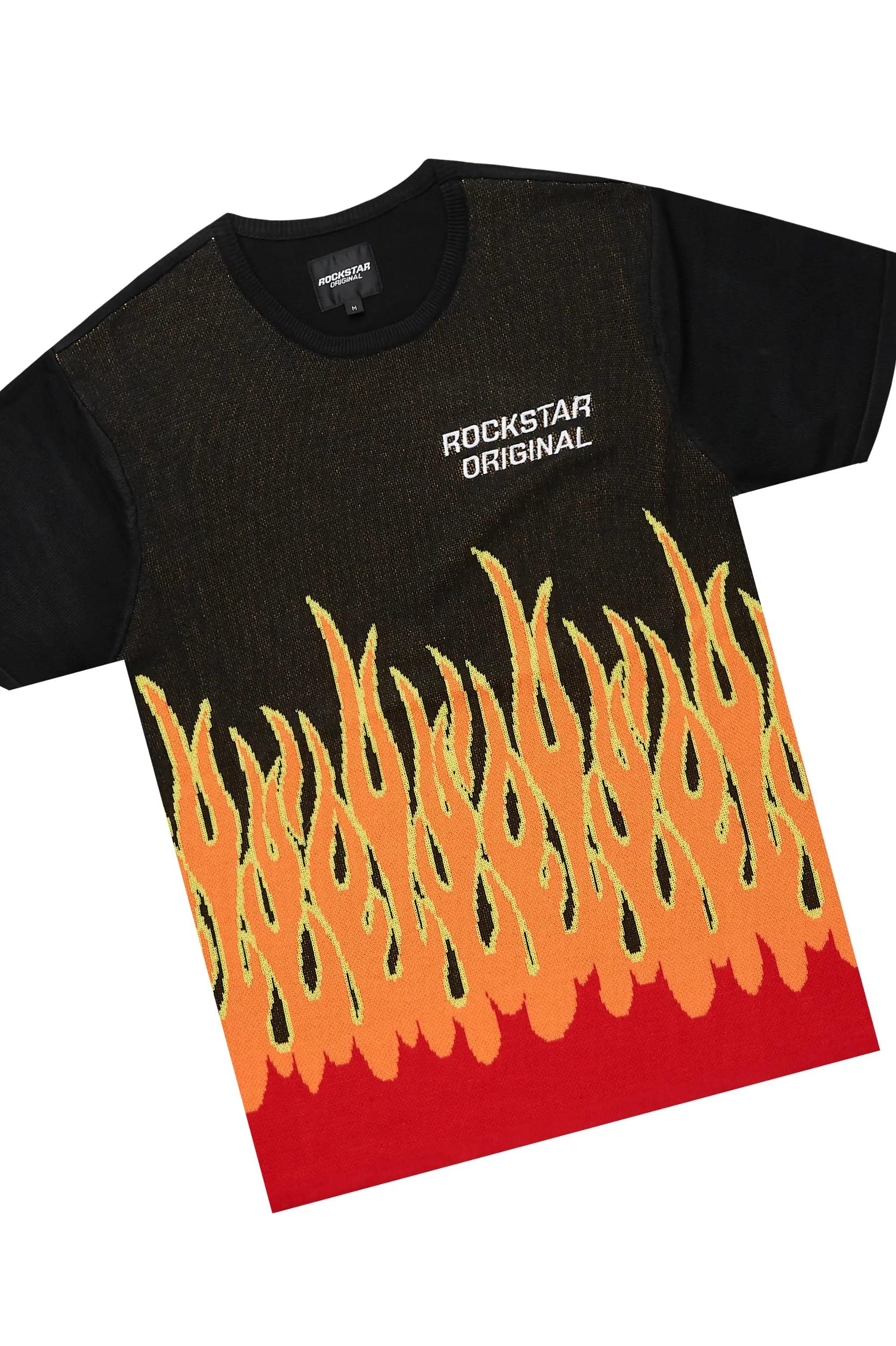 Roeland Black Flame Short Set Male Product Image