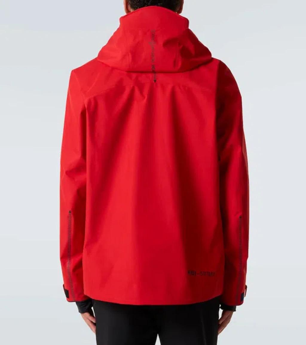 MONCLER Hinterburgs Hooded Gore-tex Ski Jacket In Red Product Image