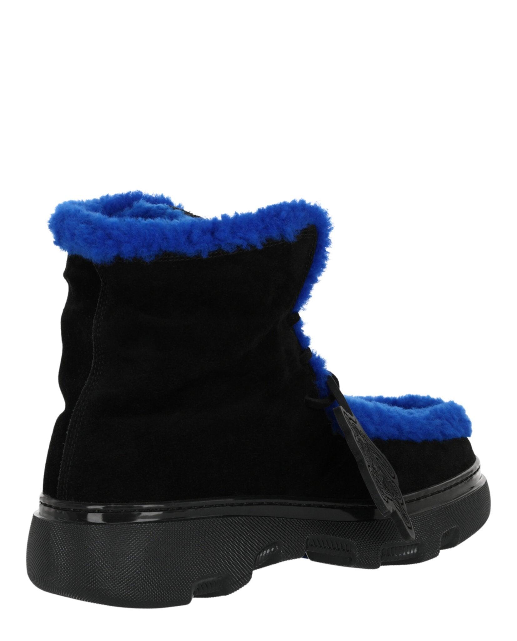 Burberry Creeper Shearling Boots Male Product Image