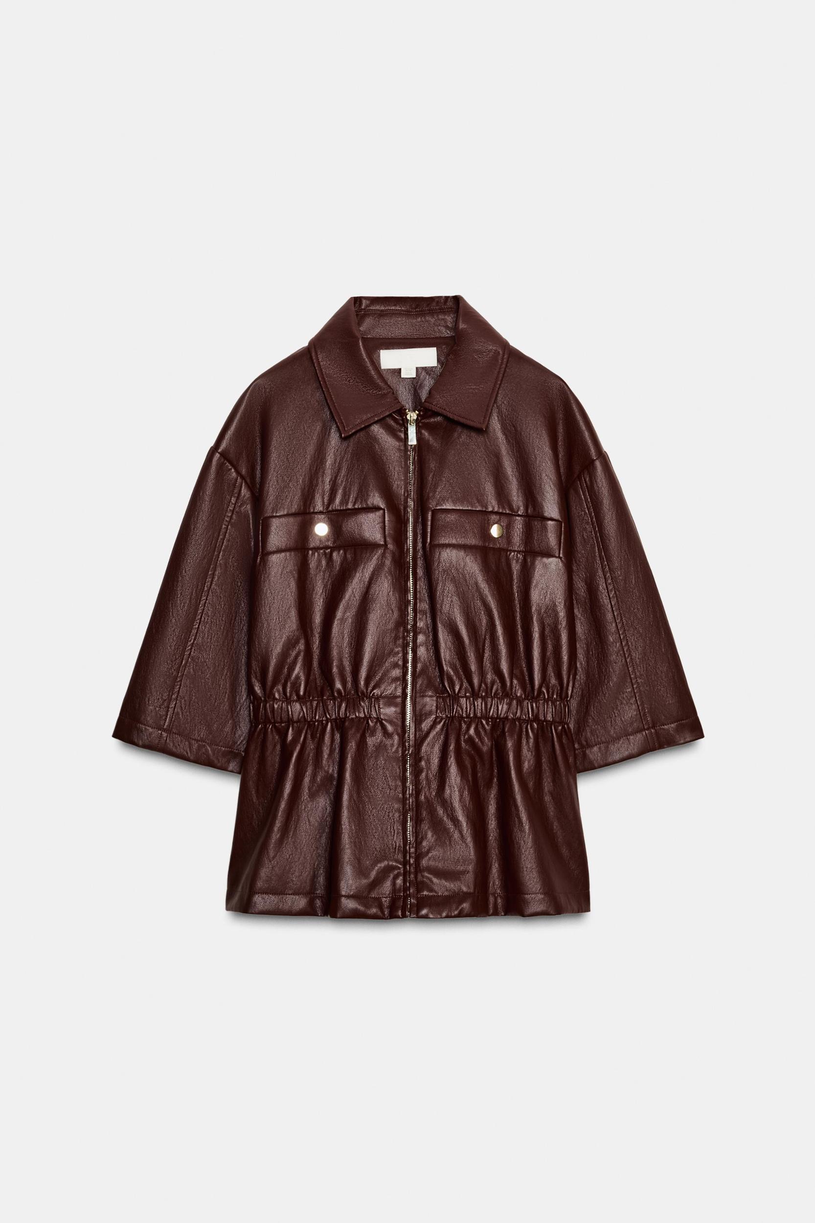 FAUX LEATHER JACKET Product Image
