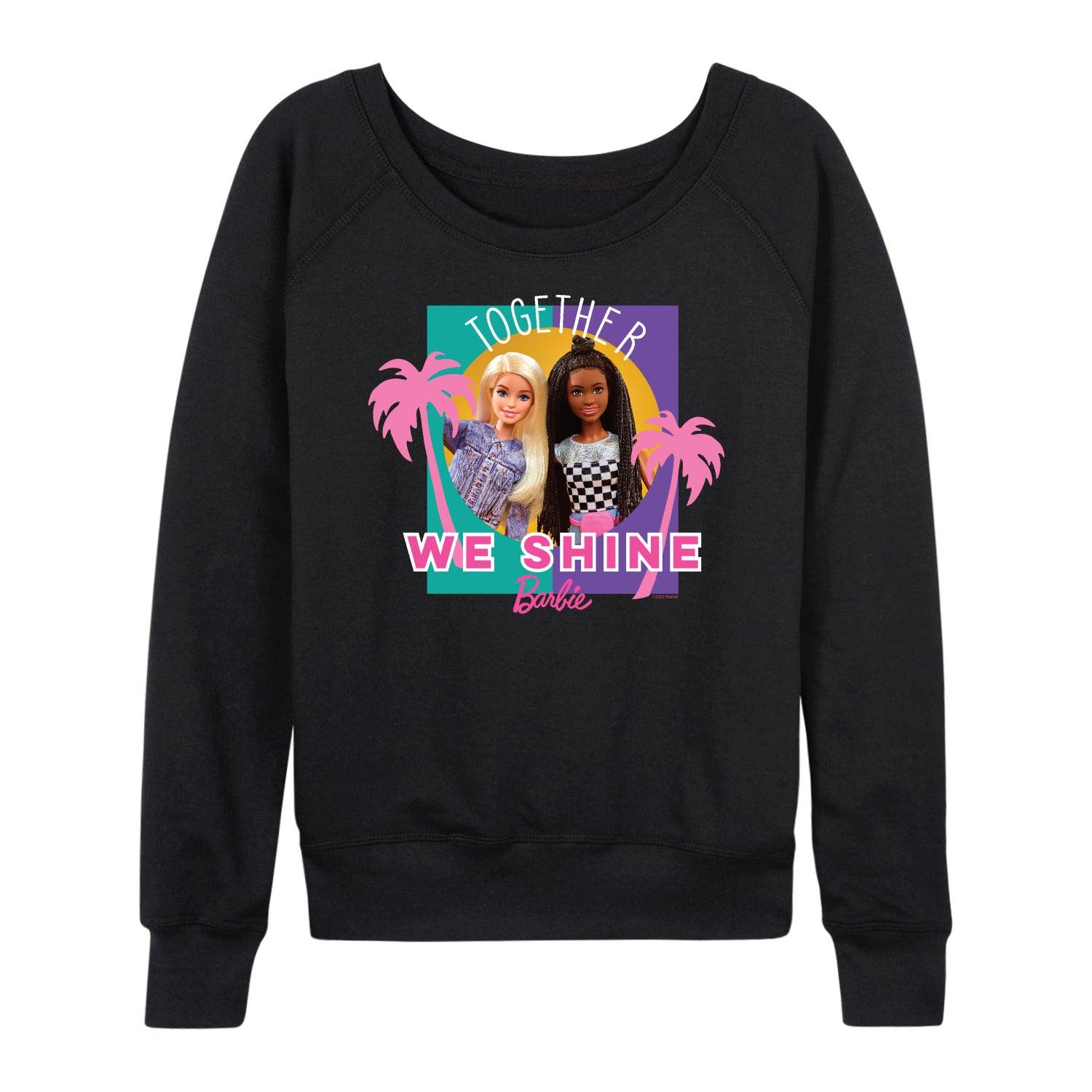 Disney's Mickey Mouse Women's Vintage Bootleg French Terry Long Sleeve Tee,  Product Image