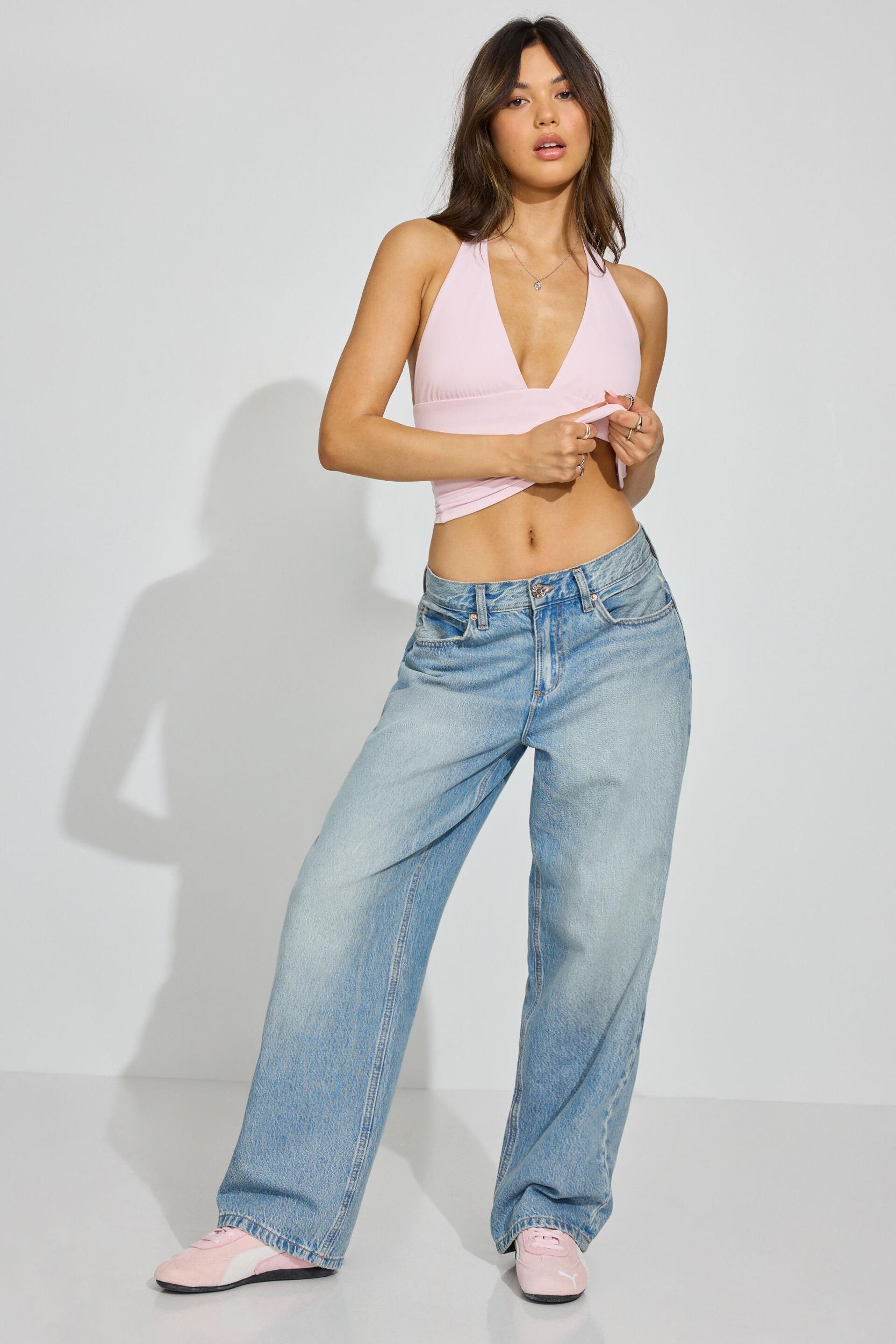 Pixie Plunge Halter Top Product Image