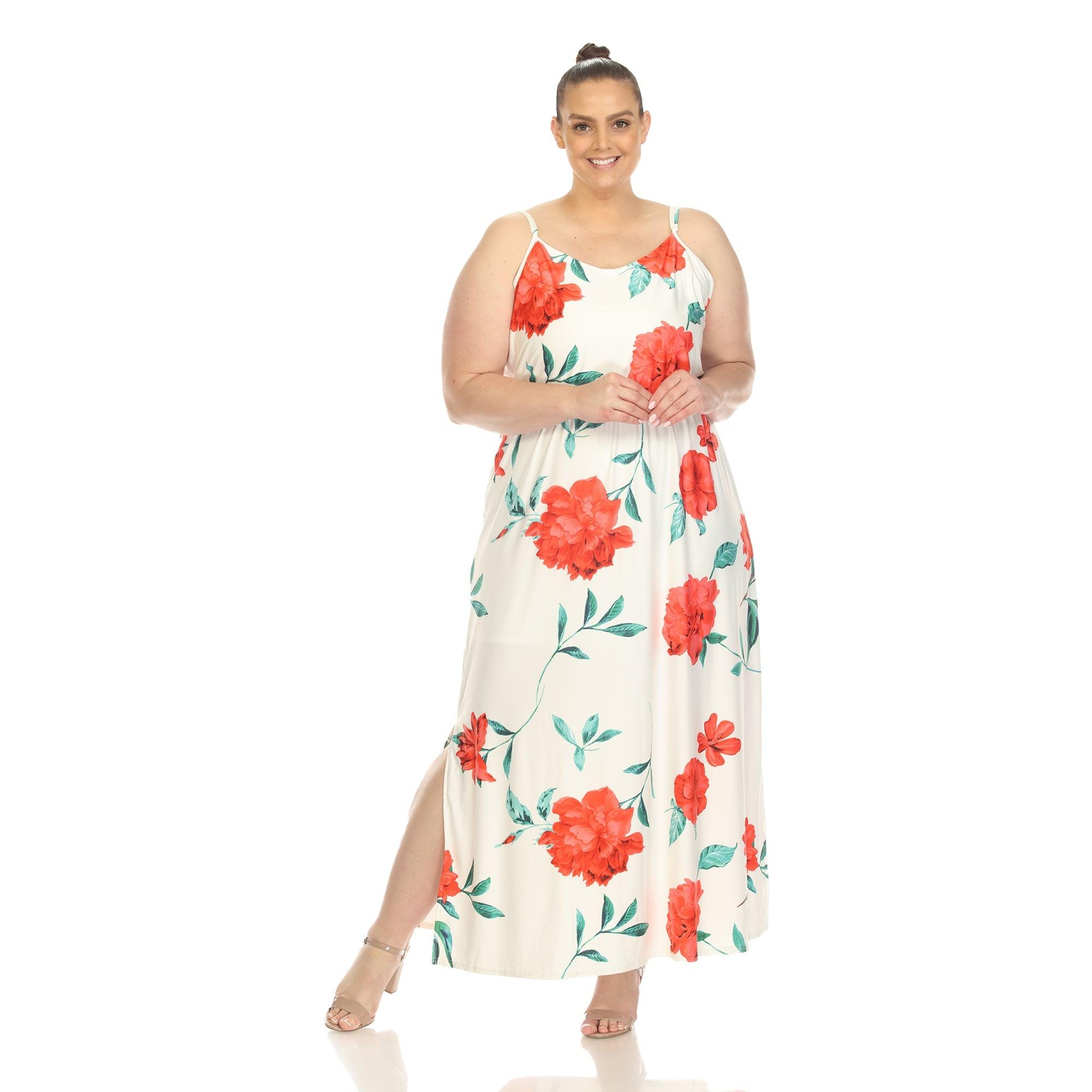 Floral Strap Maxi Dress - Plus Product Image