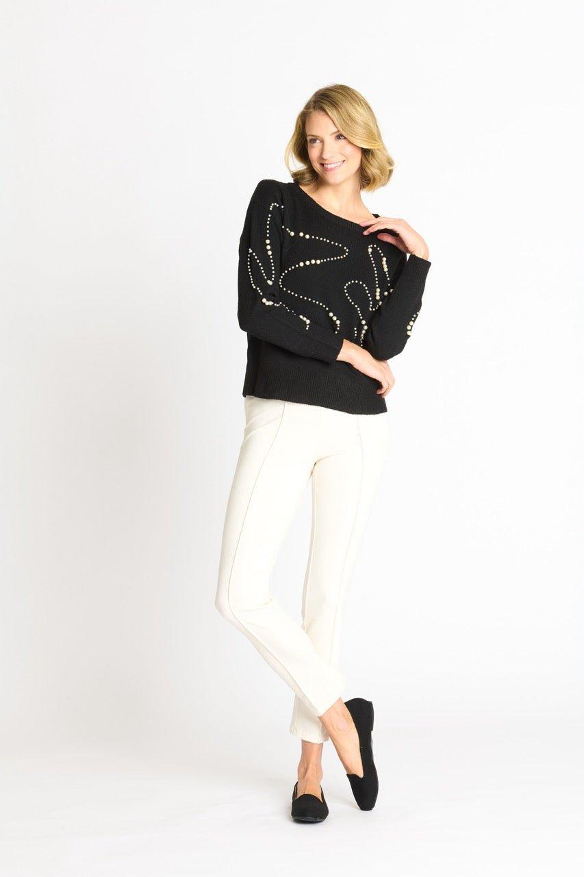 Pearl Swirl Crewneck Sweater Product Image