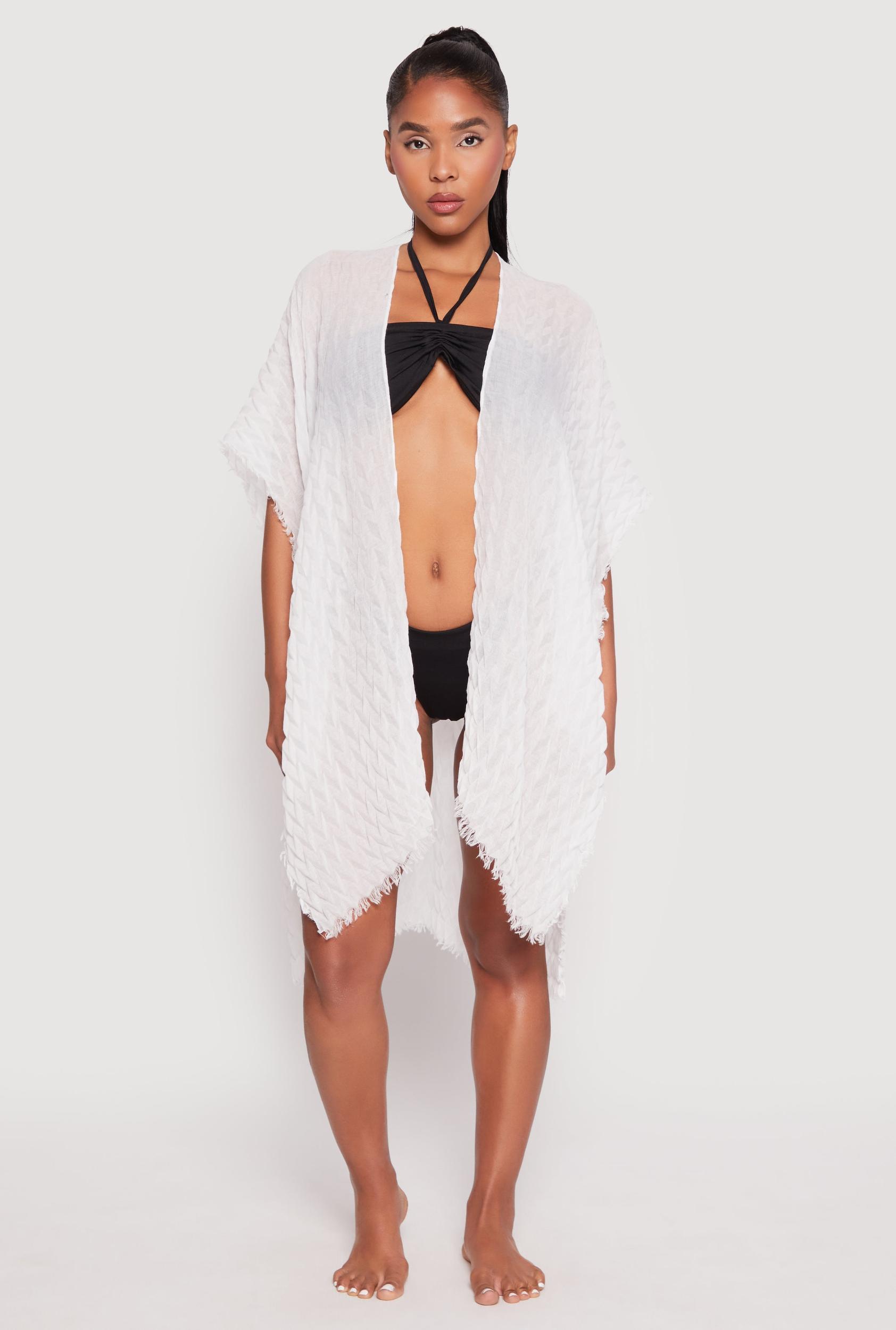 Chevron Cover Up Kimono Female Product Image