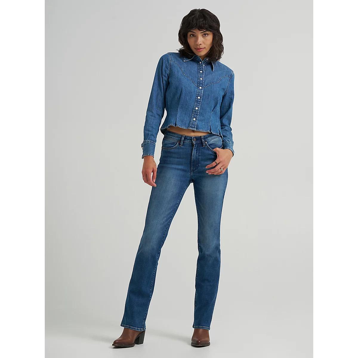 Women's Femme Peplum Shirt in Light Hand Product Image