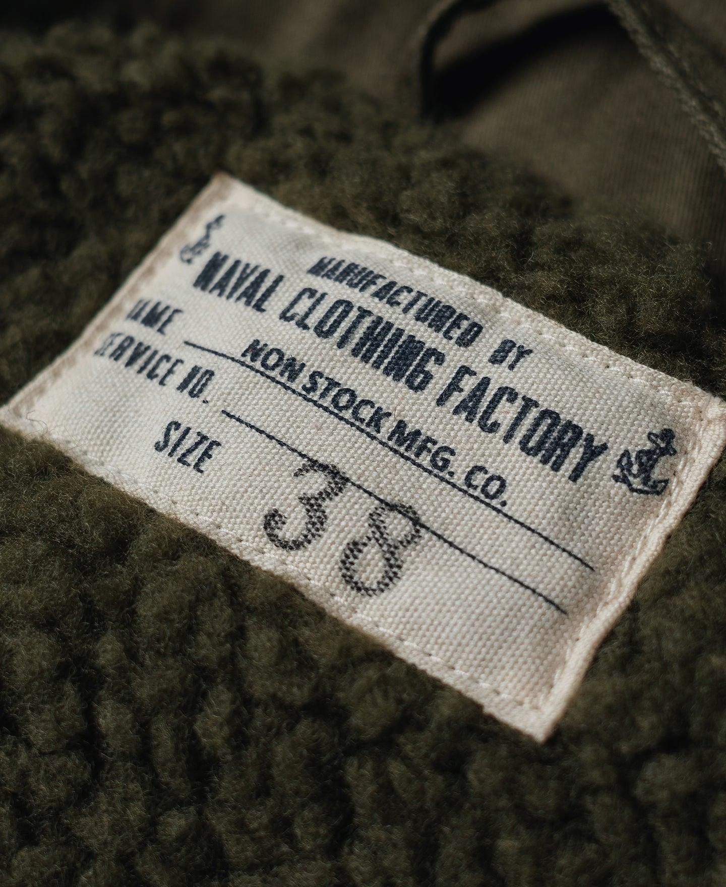 Final Version USN A-2 Deck Jacket (Polyester Lamb Wool) Product Image