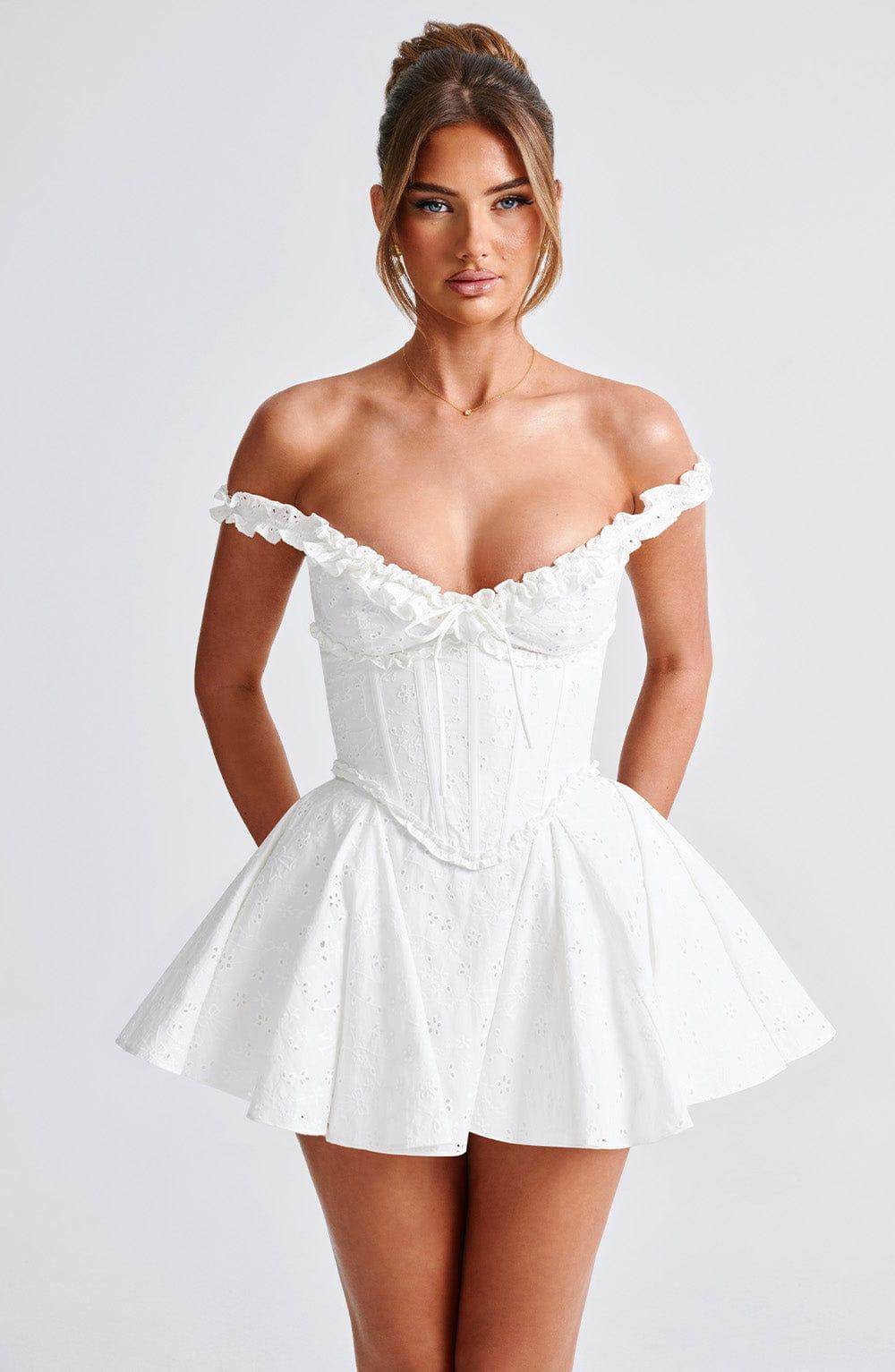 Elva Playsuit - Ivory Product Image