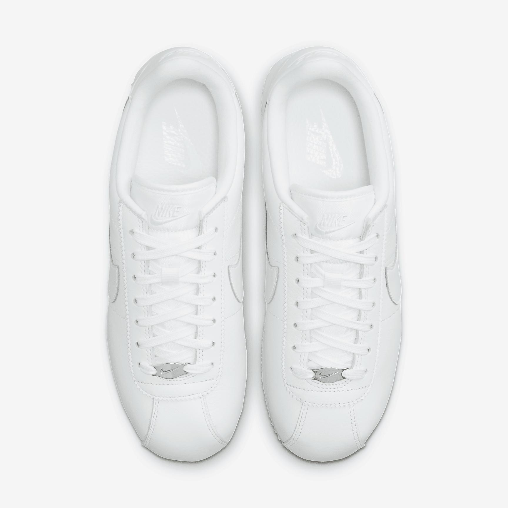 Nike Womens Cortez 23 Premium Leather Casual Shoes in White Product Image